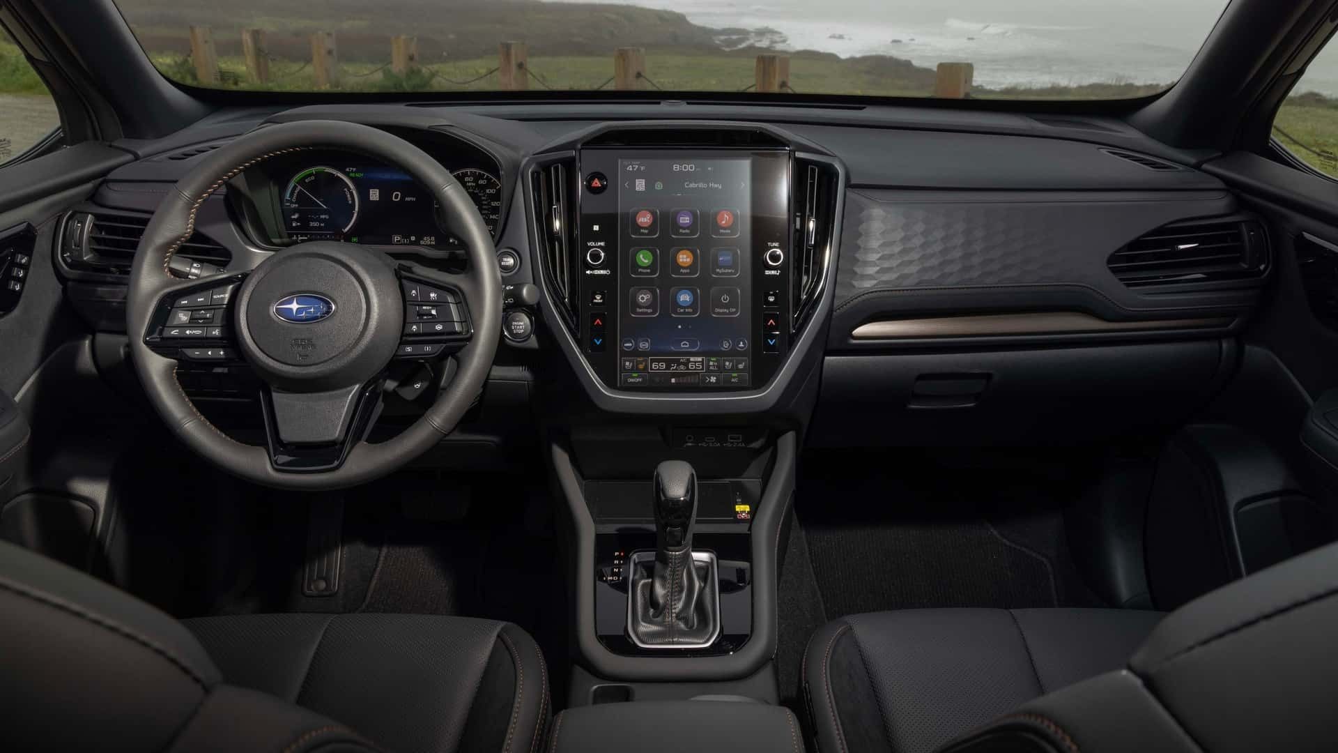 نمای داخل کابین سوبارو فارستر ۲۰۲۵ 