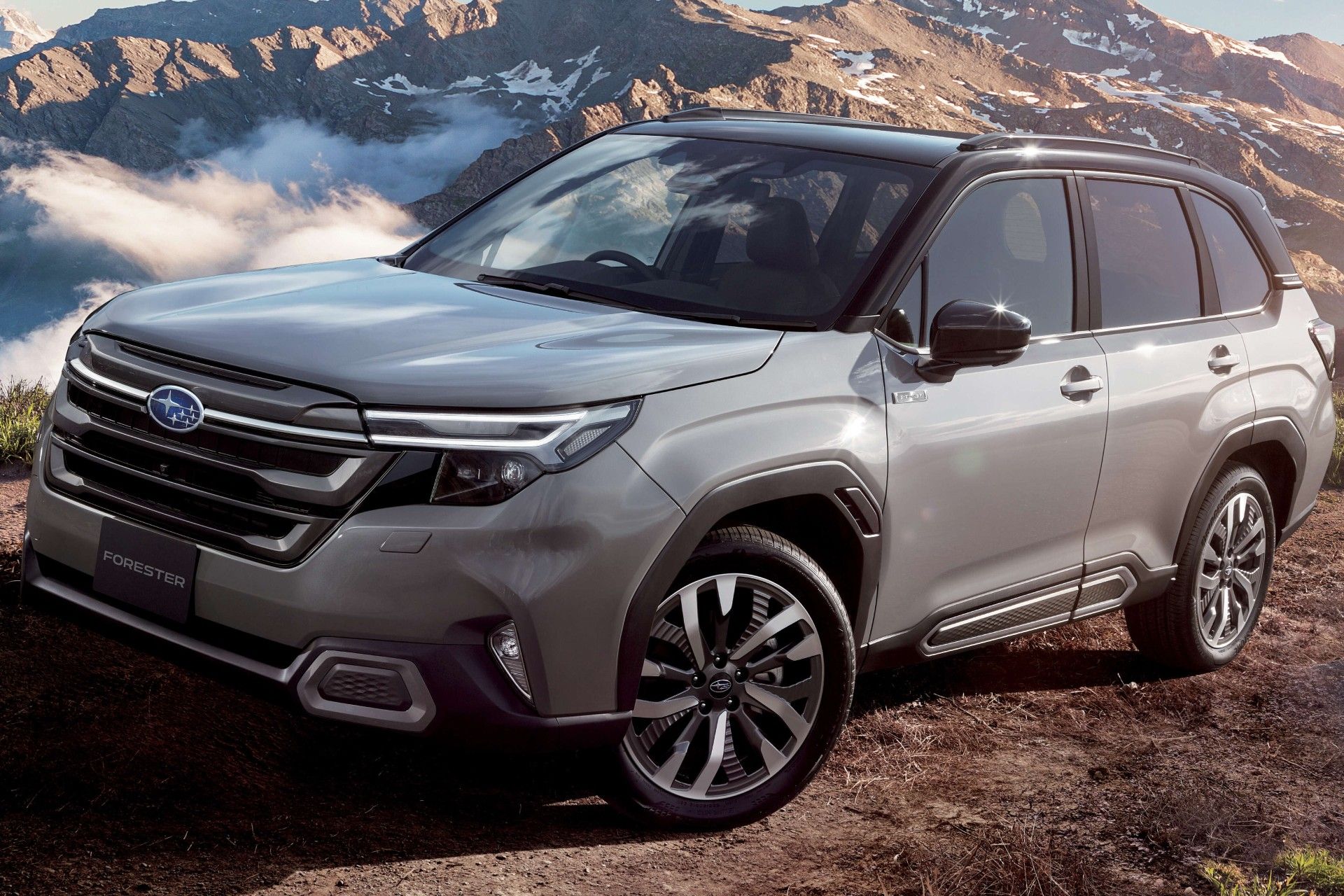 نمای سه‌چهارم جلو سوبارو فارستر ۲۰۲۵ 