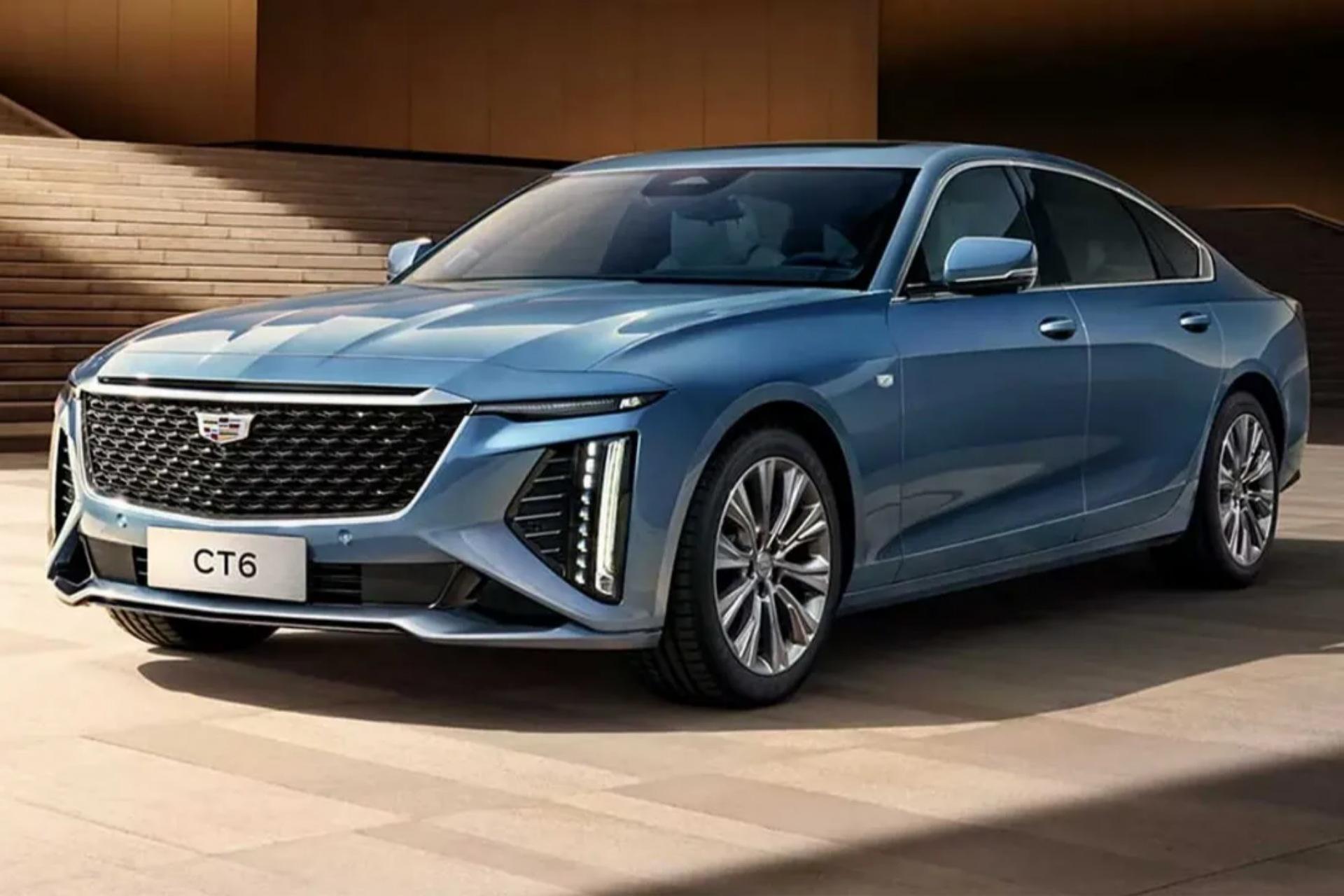 مدل ۲۰۲۶ کادیلاک CT6 در رنگ آبی