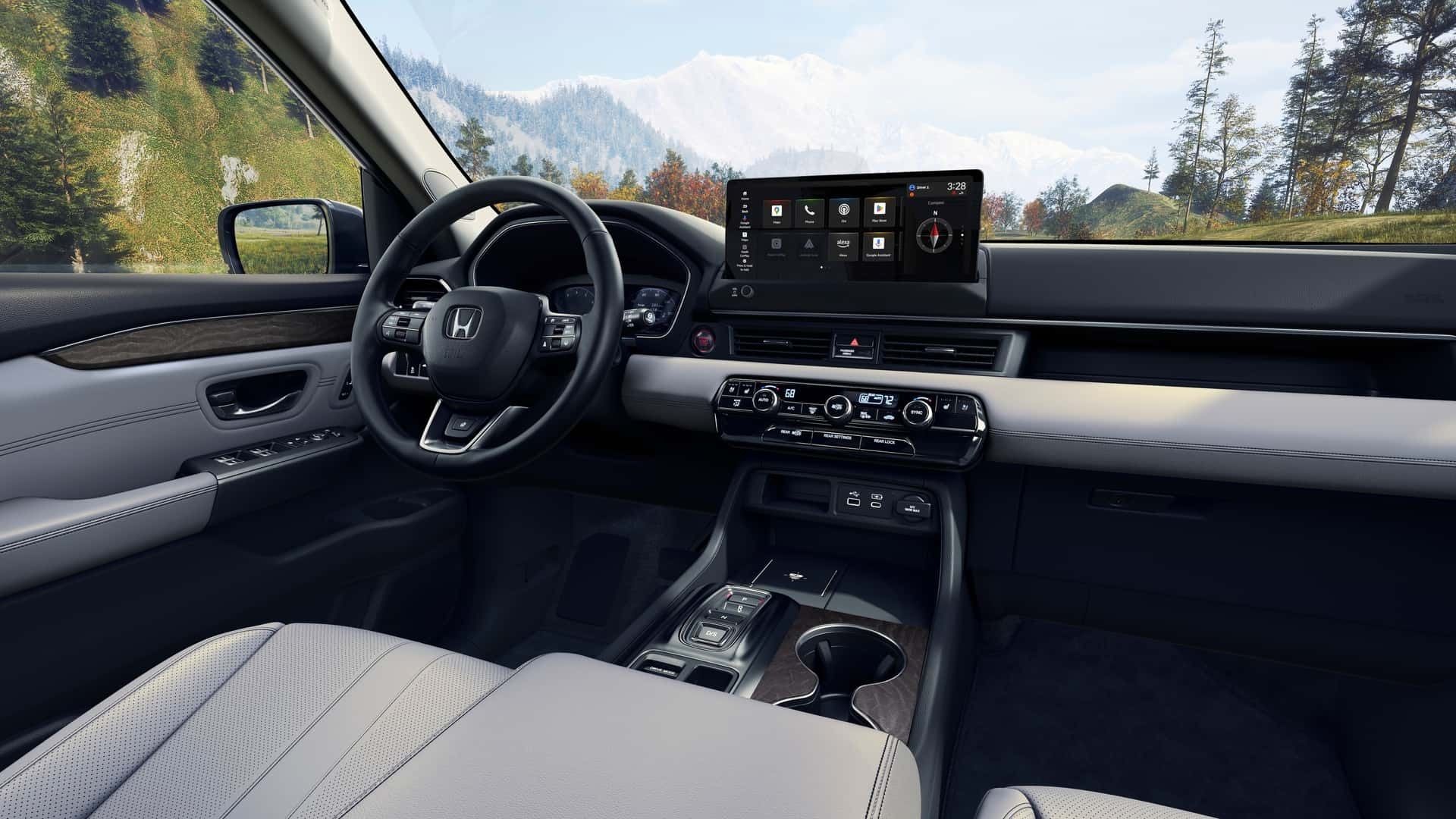 نمای داخل کابین خودرو هوندا پایلوت ۲۰۲۶