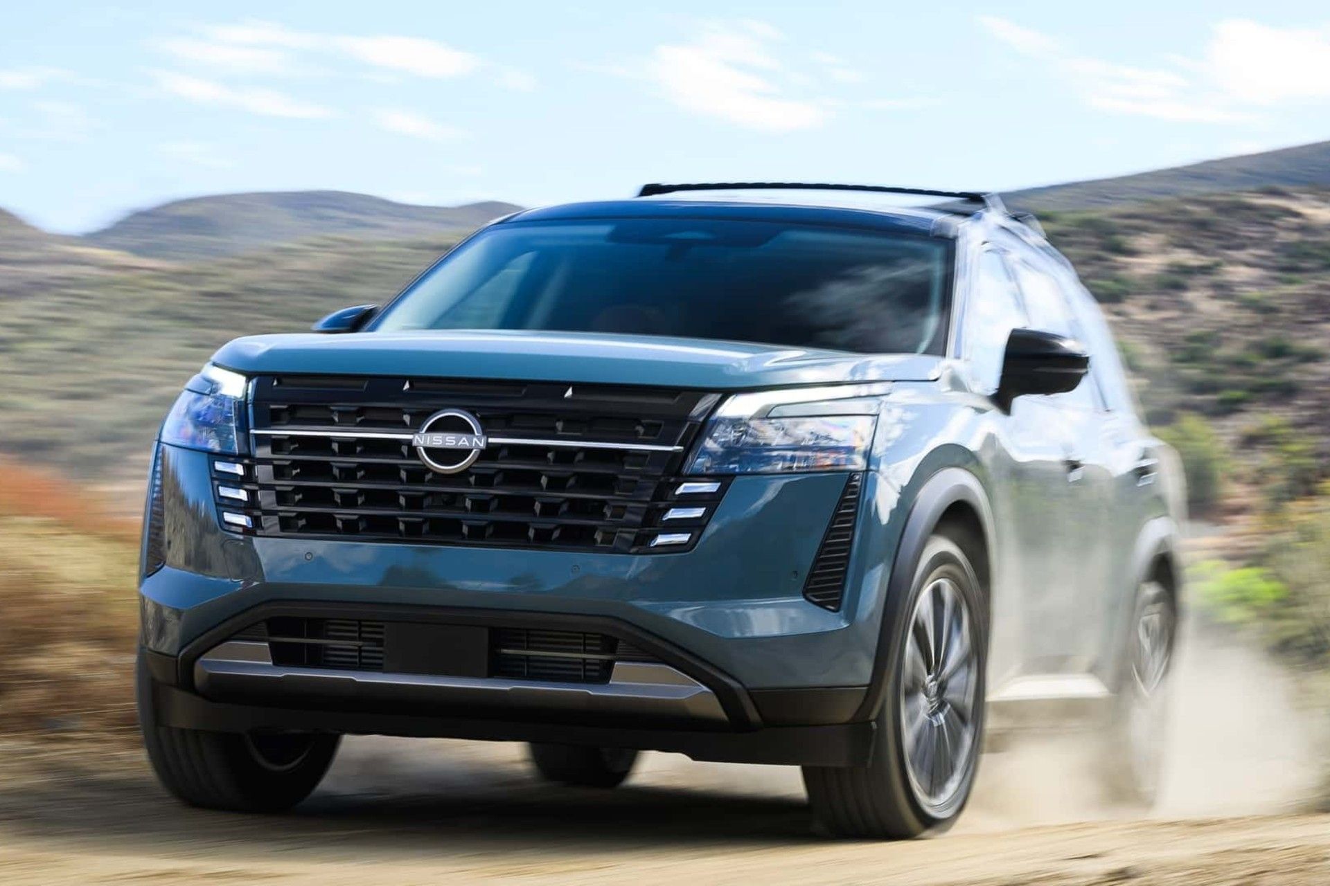 نمای سه‌چهارم جلو نیسان پت‌فایندر ۲۰۲۶