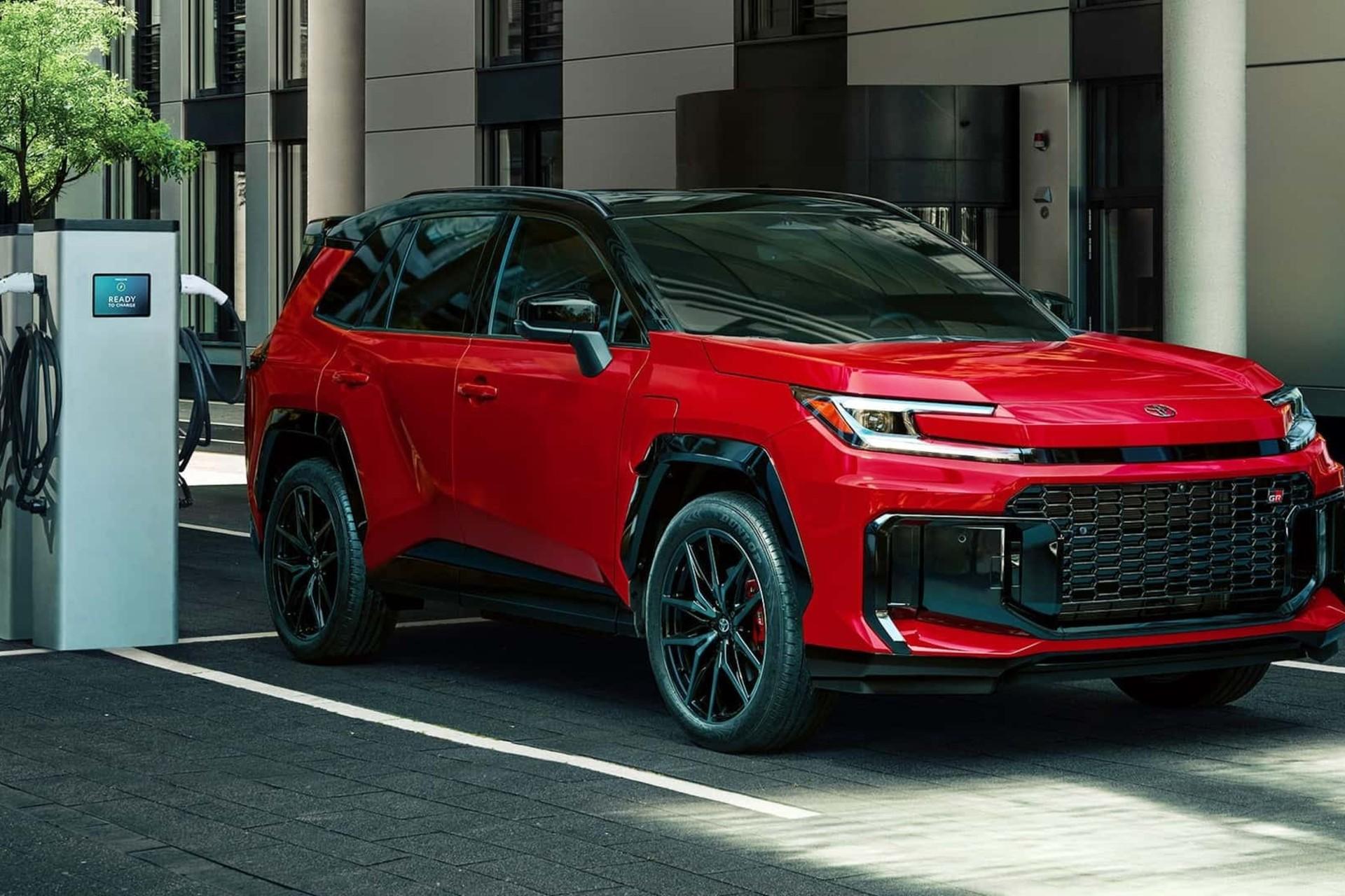 نمای سه‌چهارم جلو خودرو تویوتا راوفور ۲۰۲۶