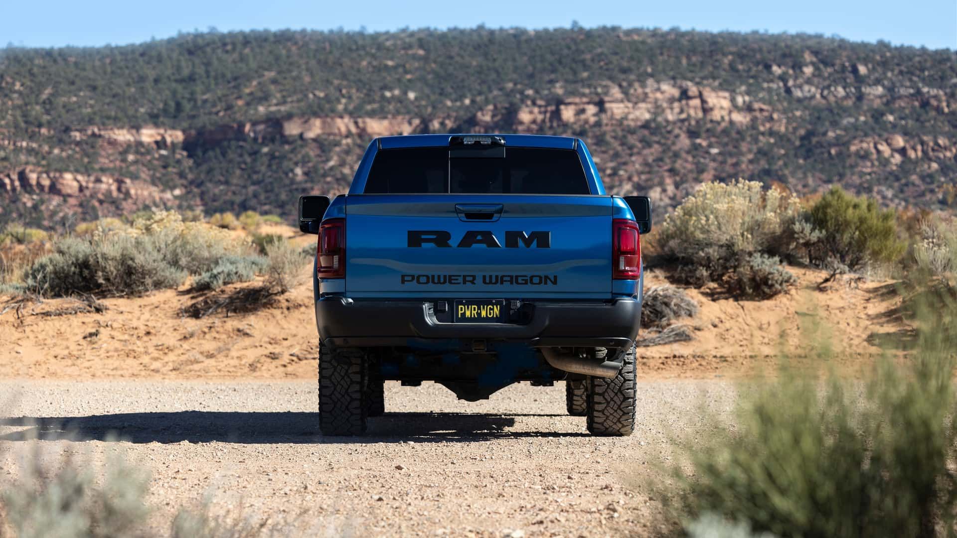 نمای عقبی وانت رم پاور واگن ۲۰۲۷