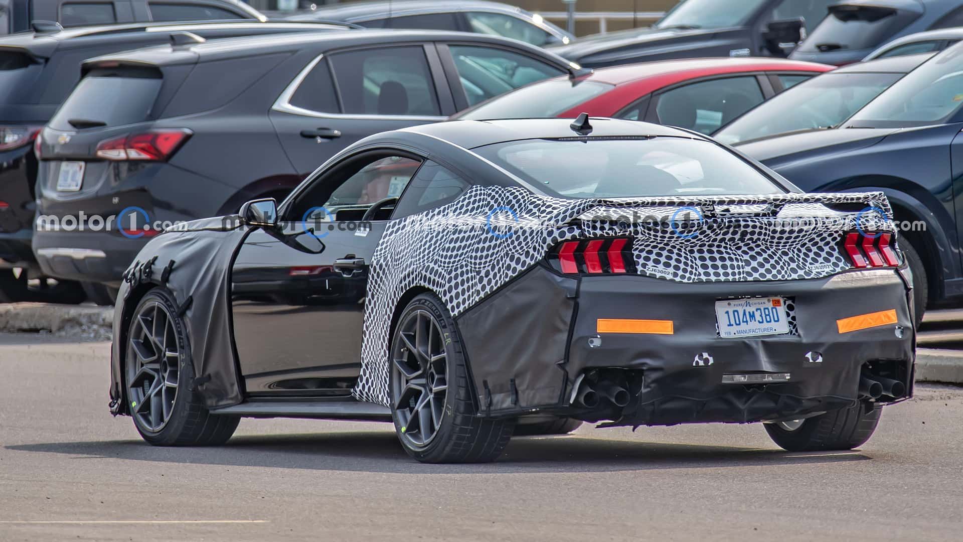 نمای پشتی مدل جدید شلبی GT500