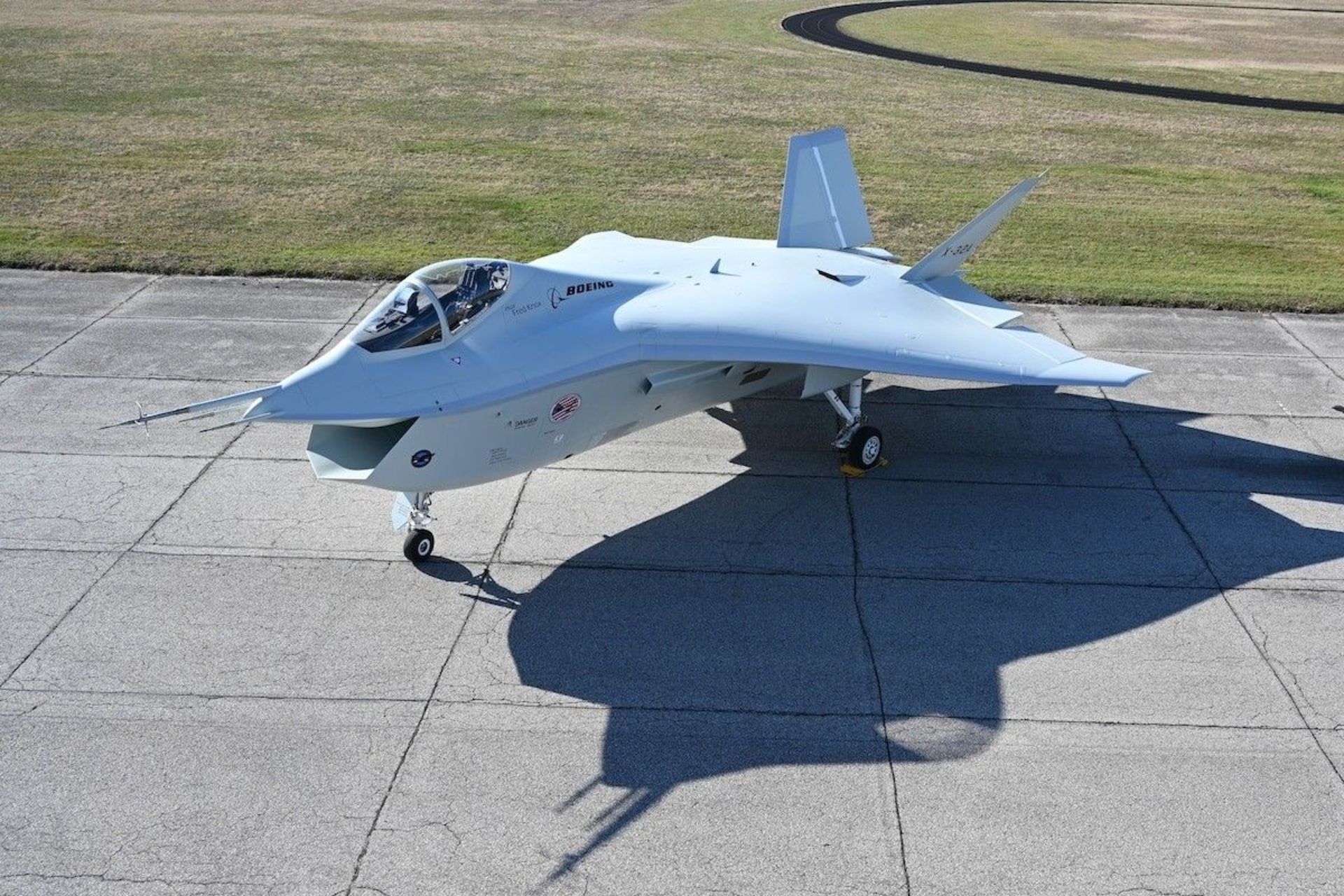 جنگنده آزمایشی بوئینگ X-32 از بالا