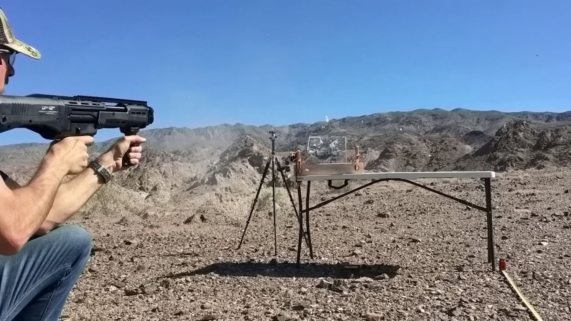 تست شیشه مقاوم در برابر گلوله برای تعیین سطح مقاومت