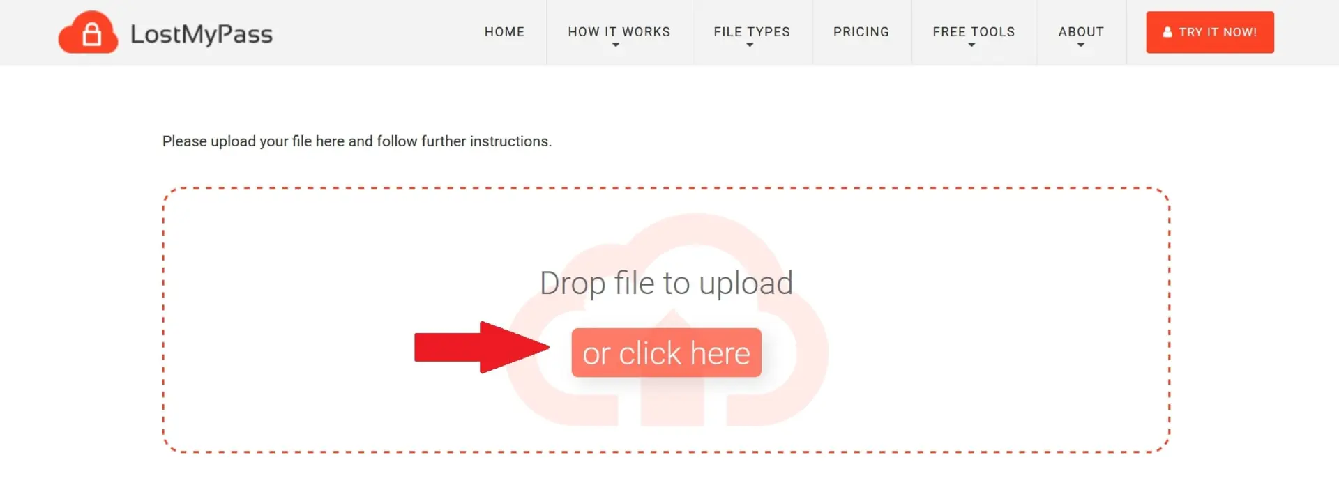 وب‌سایت LostMyPass برای شکستن قفل pdf