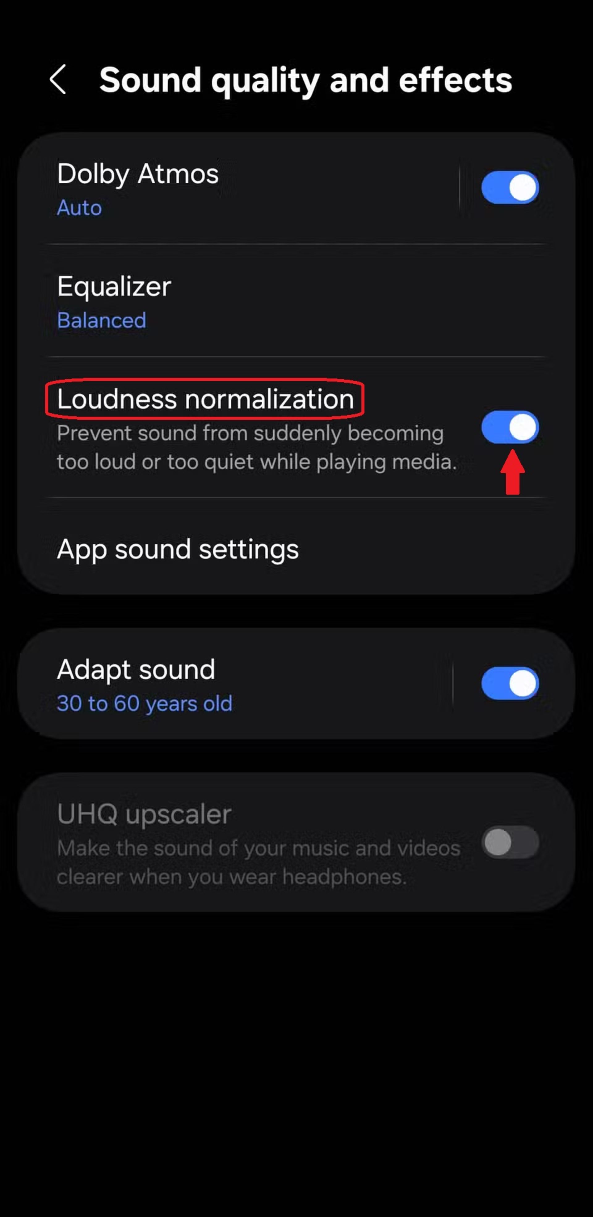 فعال‌کردن یکنواخت‌سازی صدا