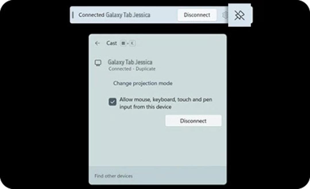 قابلیت second screen سامسونگ
