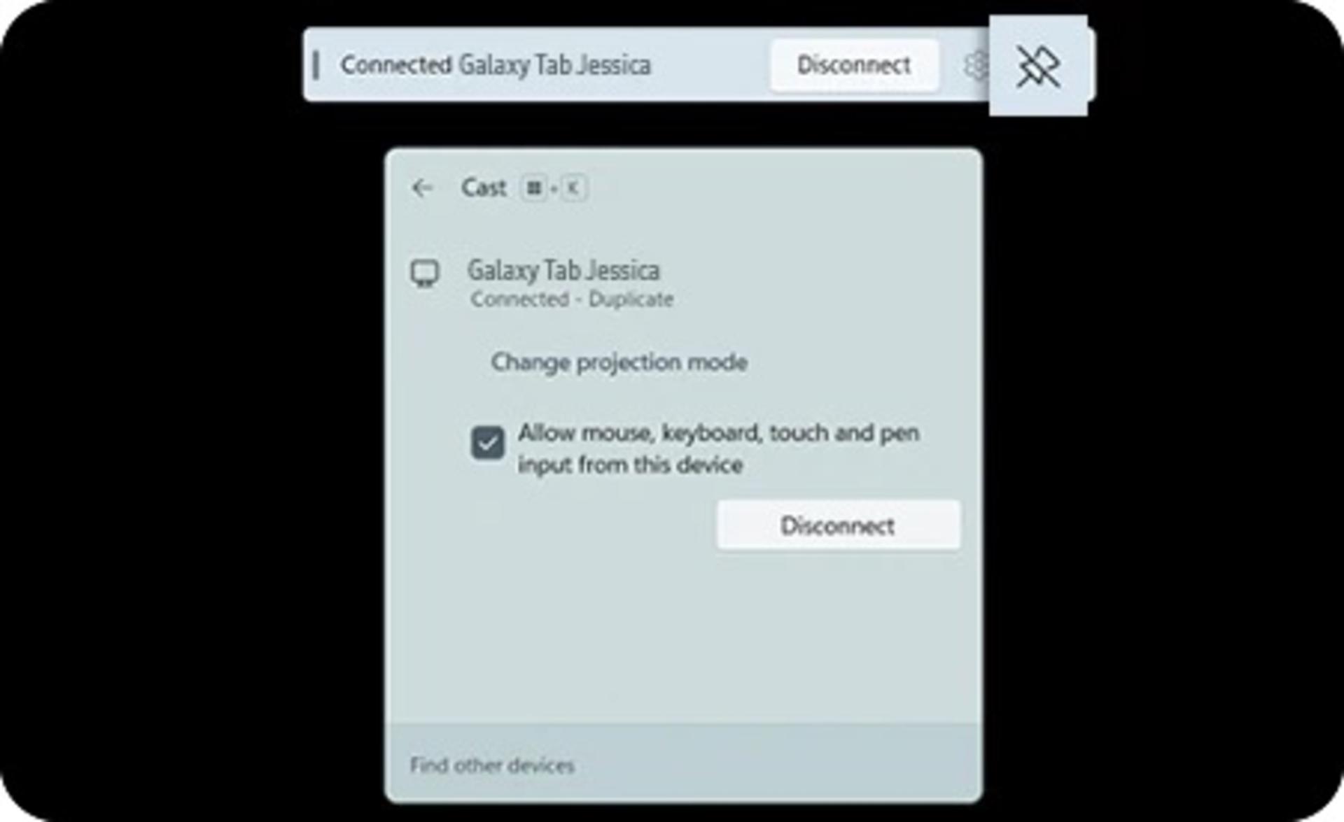 قابلیت second screen سامسونگ