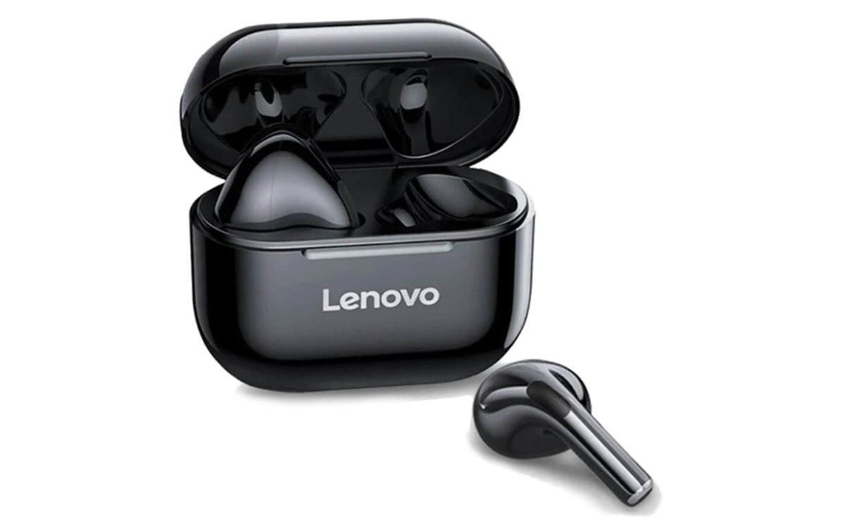 هدست بی سیم لنوو Livepods Lp40 از روبه‌رو