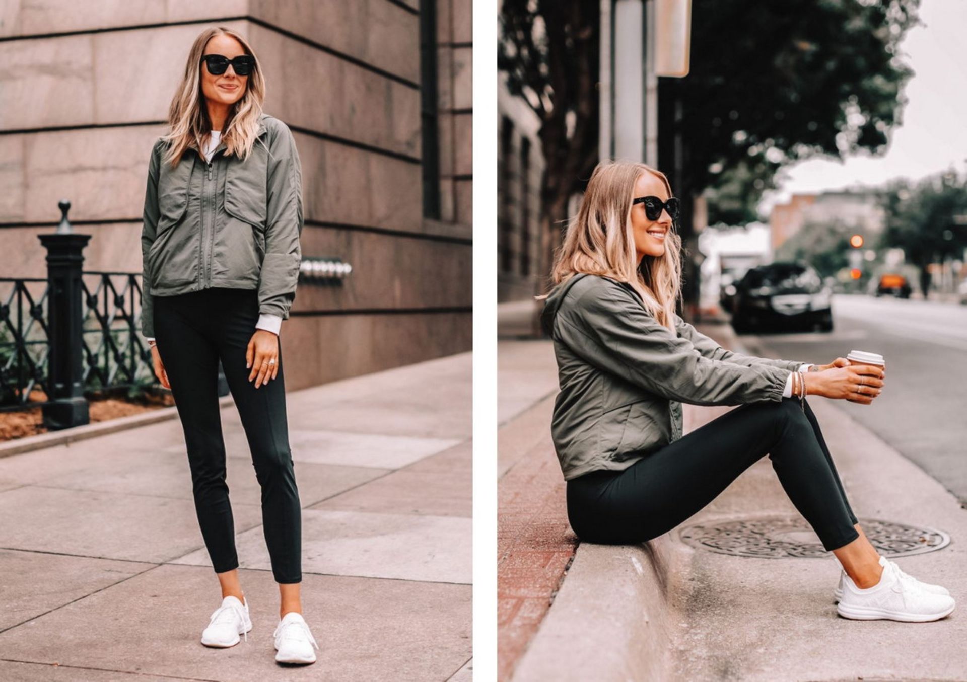 دختری با لباس‌های اتلژر لولولمون