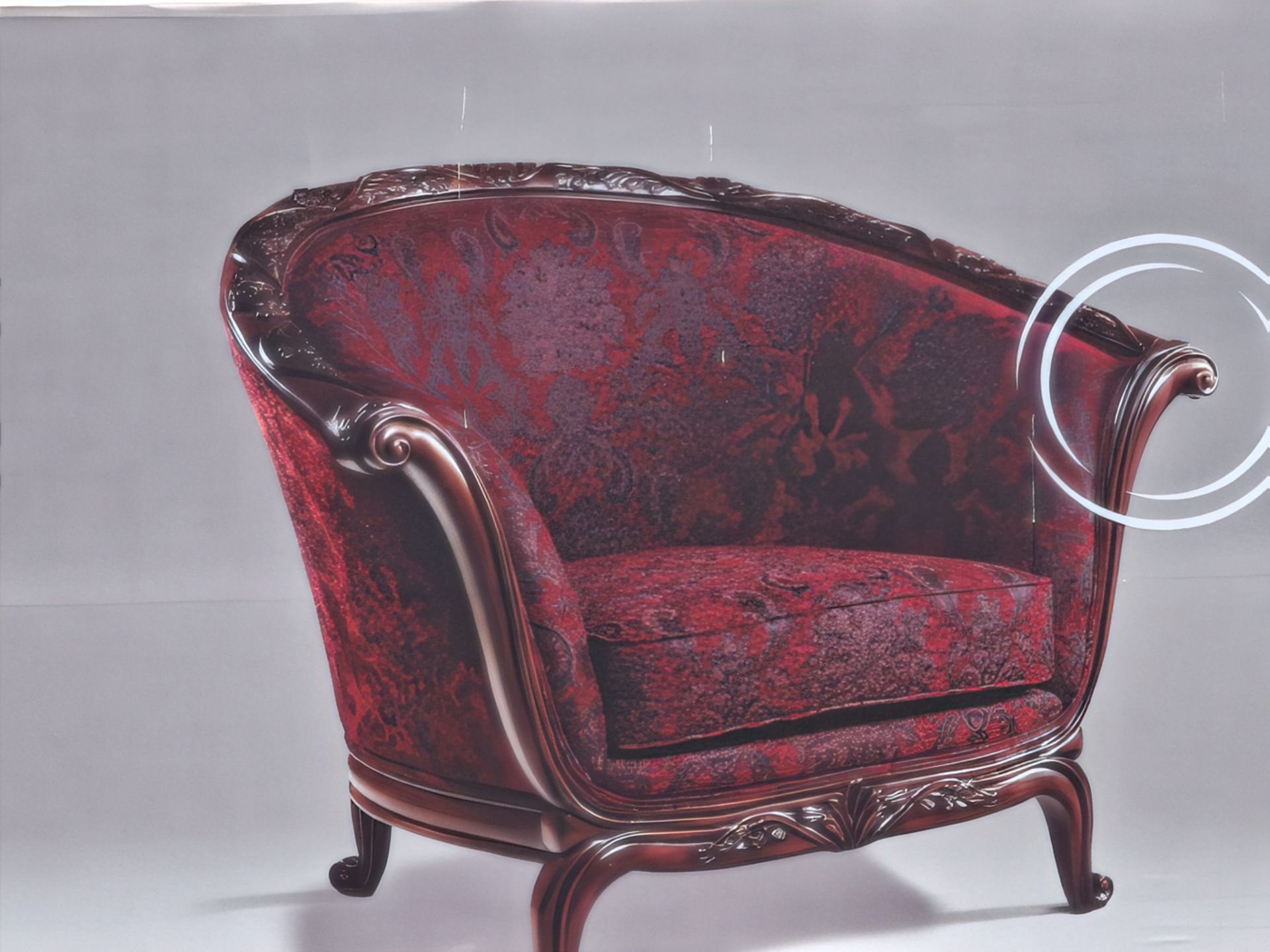 بنر مبل تک نفره قرمز