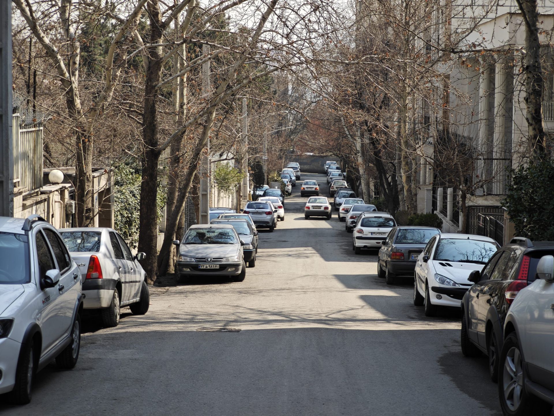 عکس زوم‌شده از بن‌بست تندیس در خیابان جردن