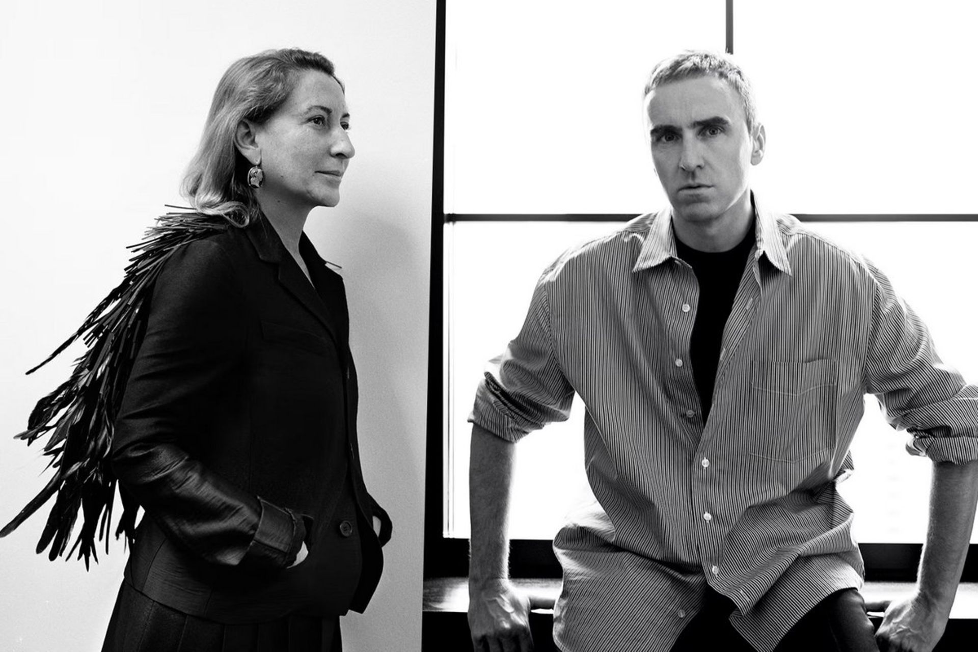 میوچیا پرادا و راف سایمونز