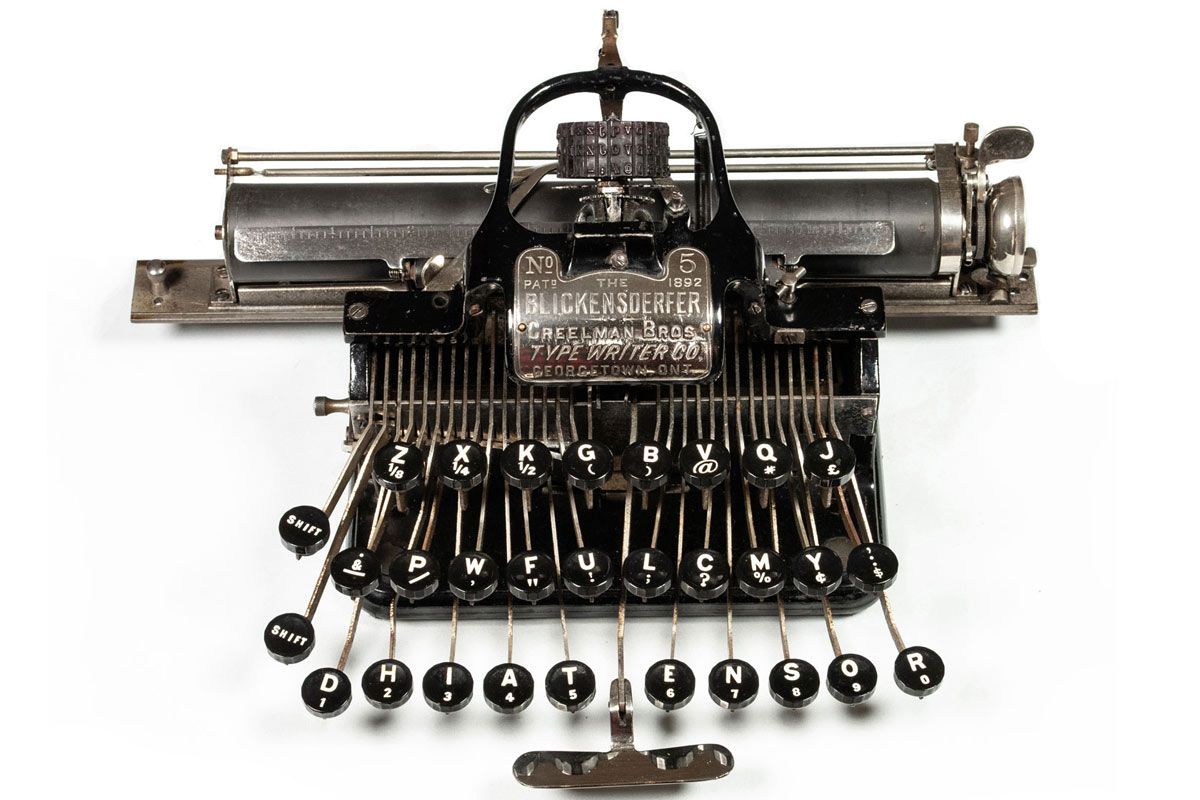 ماشین تایپی بلیکنسدرفر (Blickensderfer typewriter)
