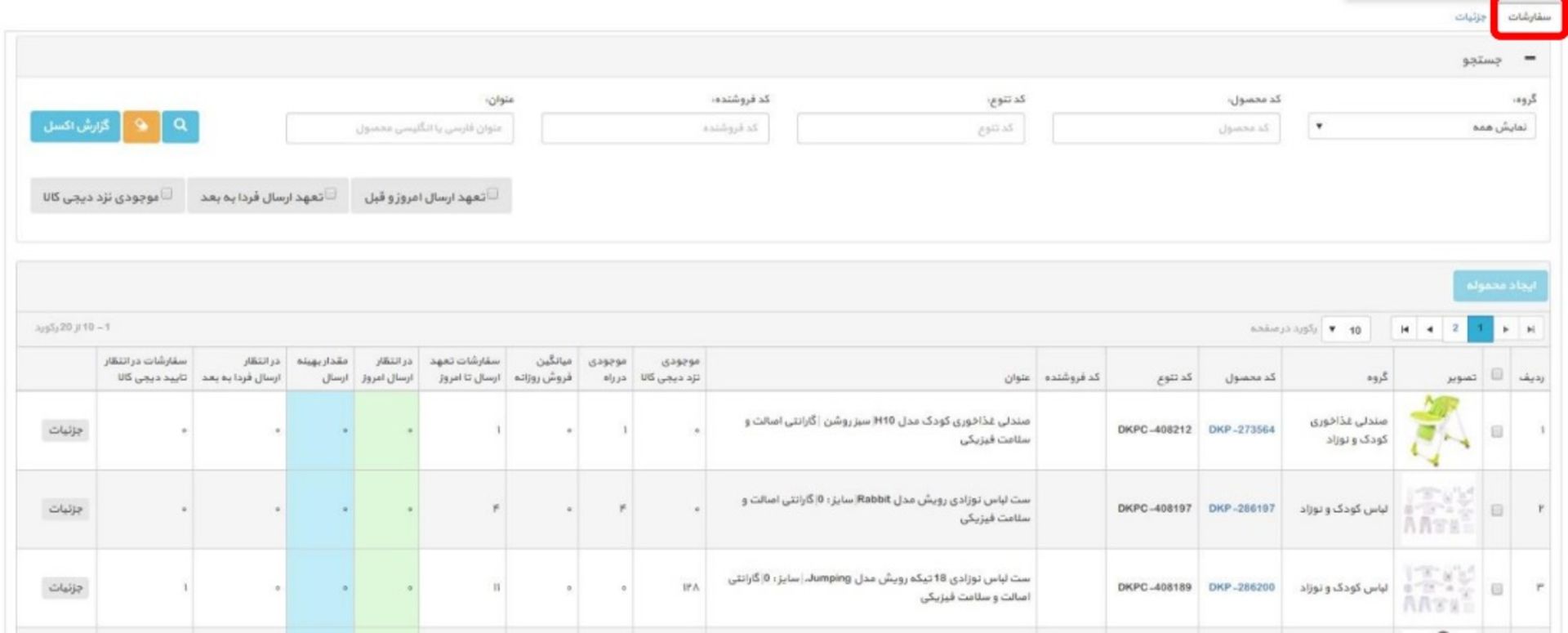 پنل فروشندگان دیجی‌کالا