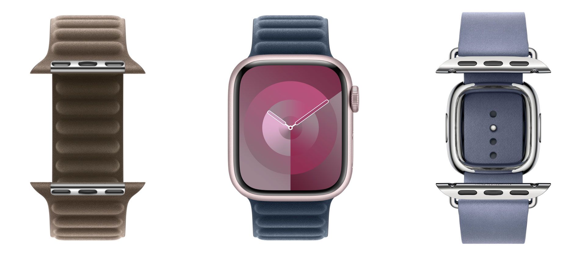 سه رنگ از بند finewoven اپل واچ