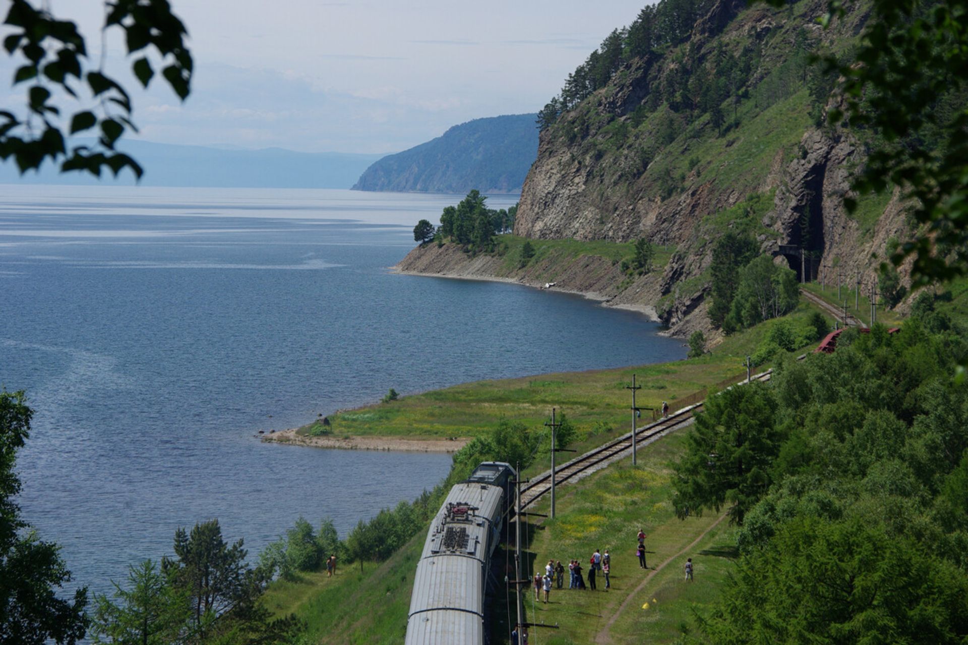 نمای امروزی مسیر راه‌آهن بایکال 
