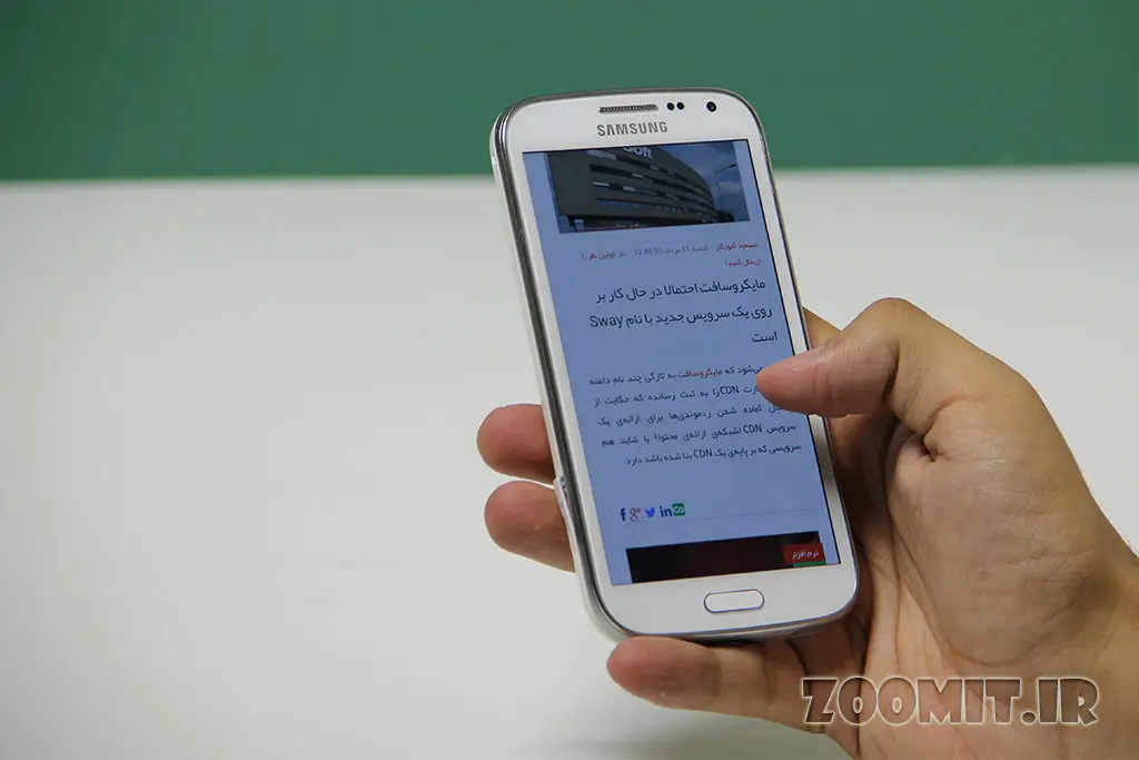 بررسی تلفن/دوربین گلکسی کی زوم سامسونگ (Galaxy K Zoom)