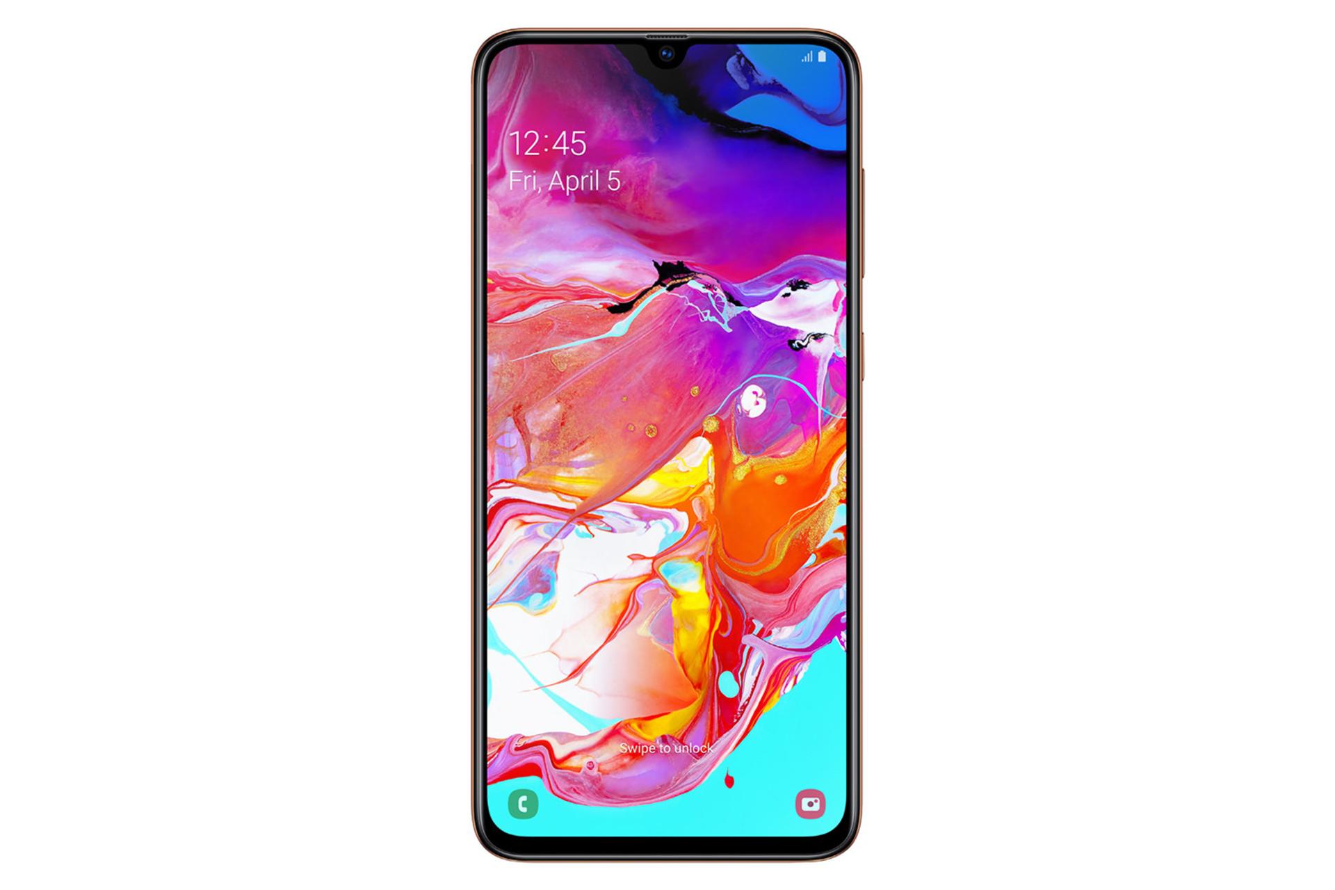 گوشی سامسونگ گلگسی A70 - نمای جلو - Samsung Galaxy A70