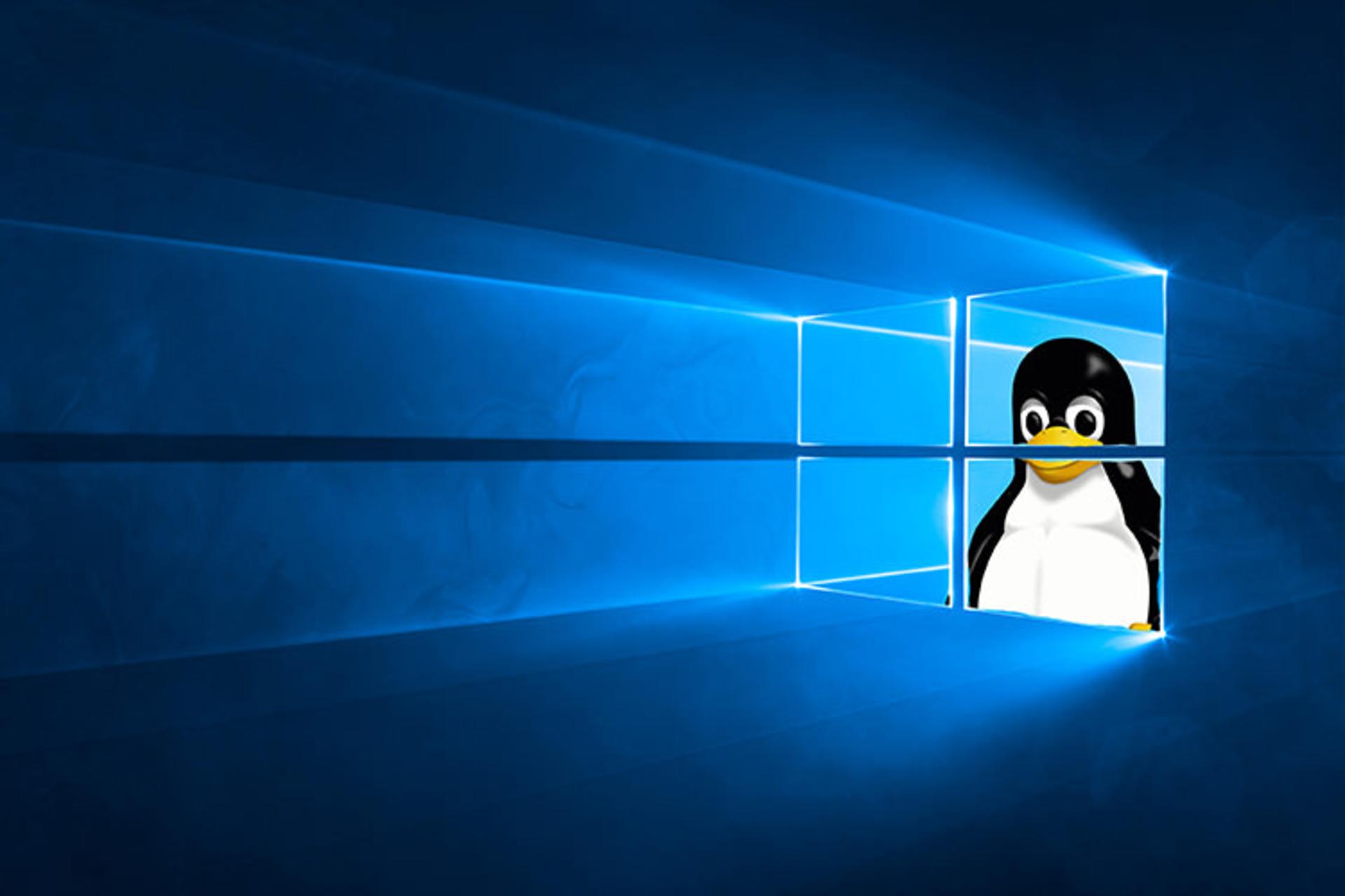 لینوکس ویندوز 10 / windows 10 linux