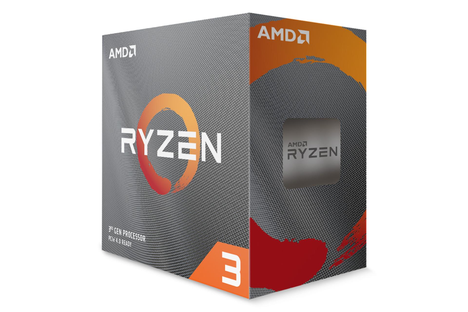 مرجع متخصصين ايران جعبه پردازنده AMD رايزن 3 3100 / AMD Ryzen 3 3100