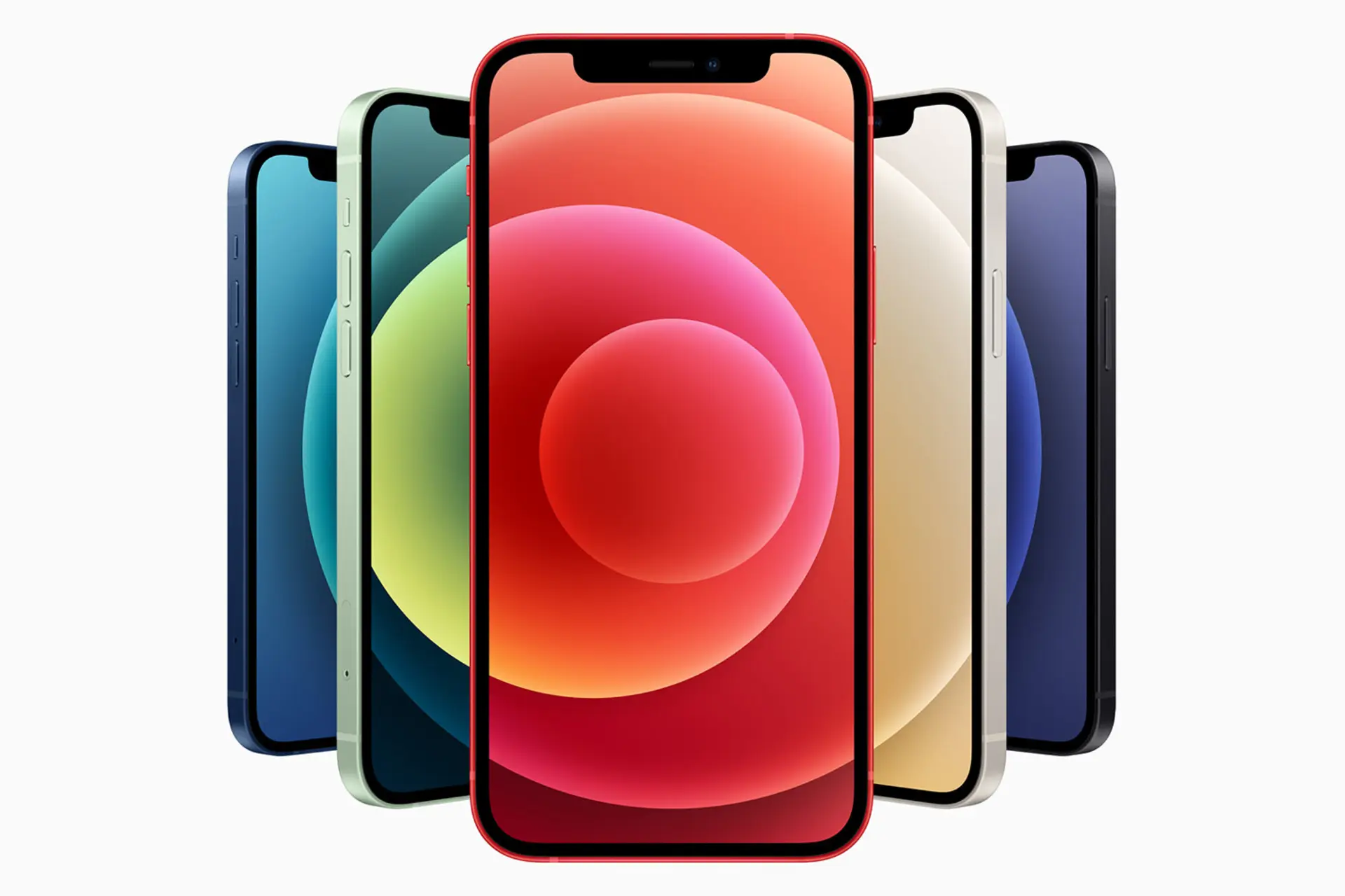 مرجع متخصصين ايران نماي جلو آيفون ۱۲ / iPhone 12 اپل رنگ بندي