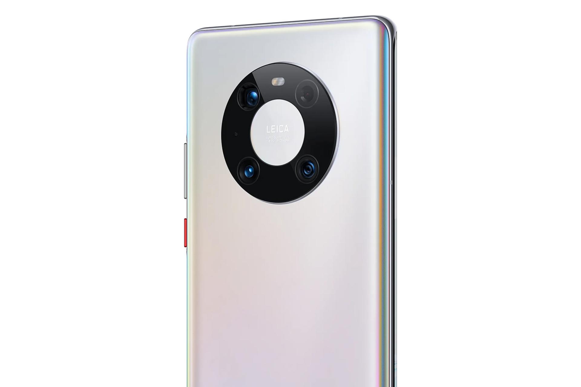 نمای پشت میت ۴۰ پرو هواوی با رنگ سفید