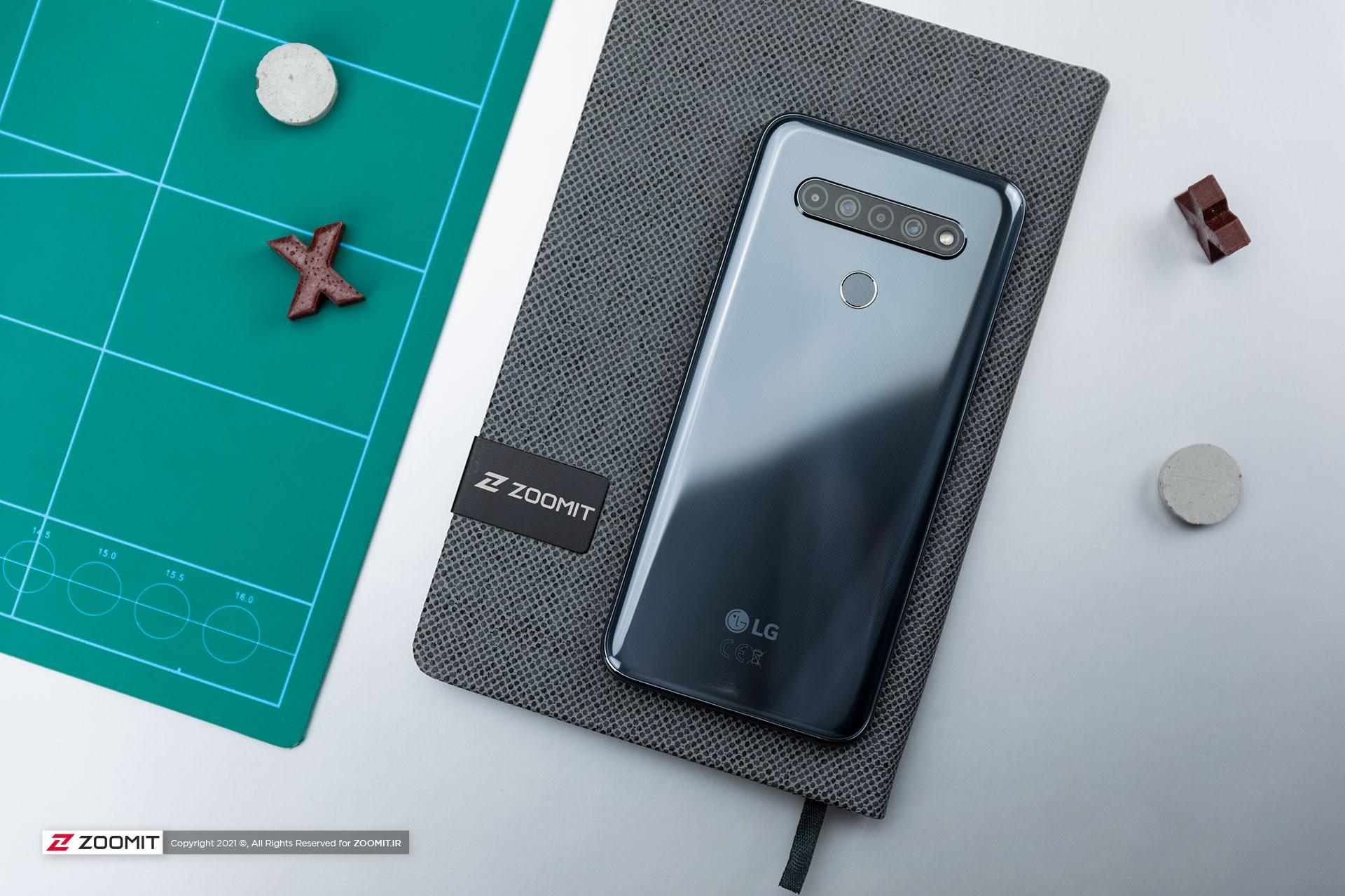 طراحی پشت گوشی ال جی K61