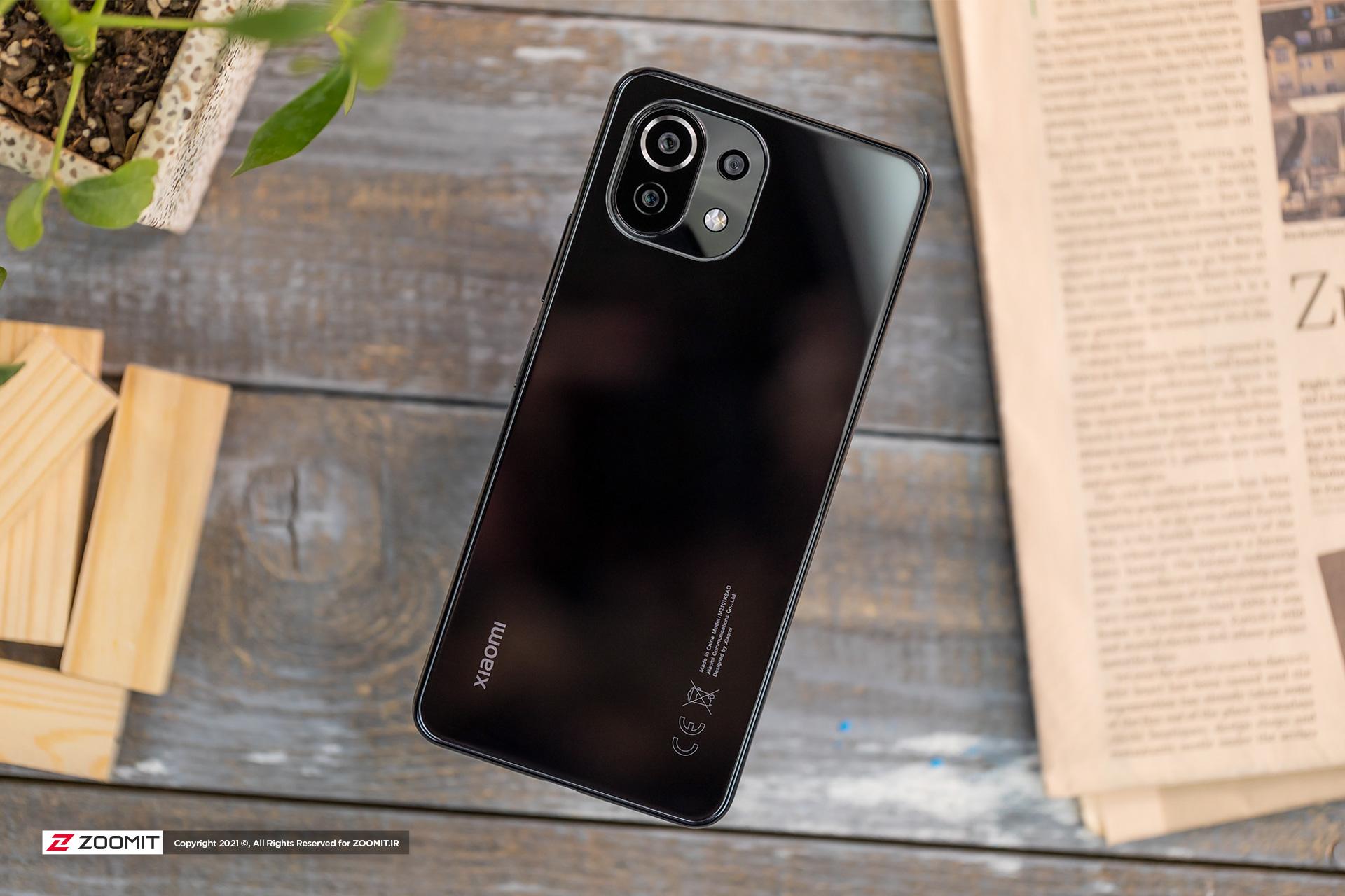 طراحی پشت گوشی شیائومی می ۱۱ لایت 