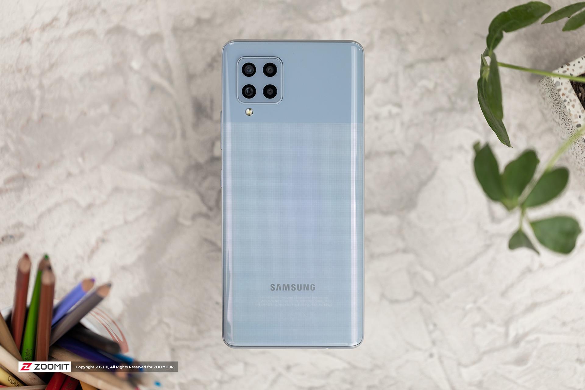 طراحی پشت گوشی گلکسی A42 سامسونگ مدل 5G