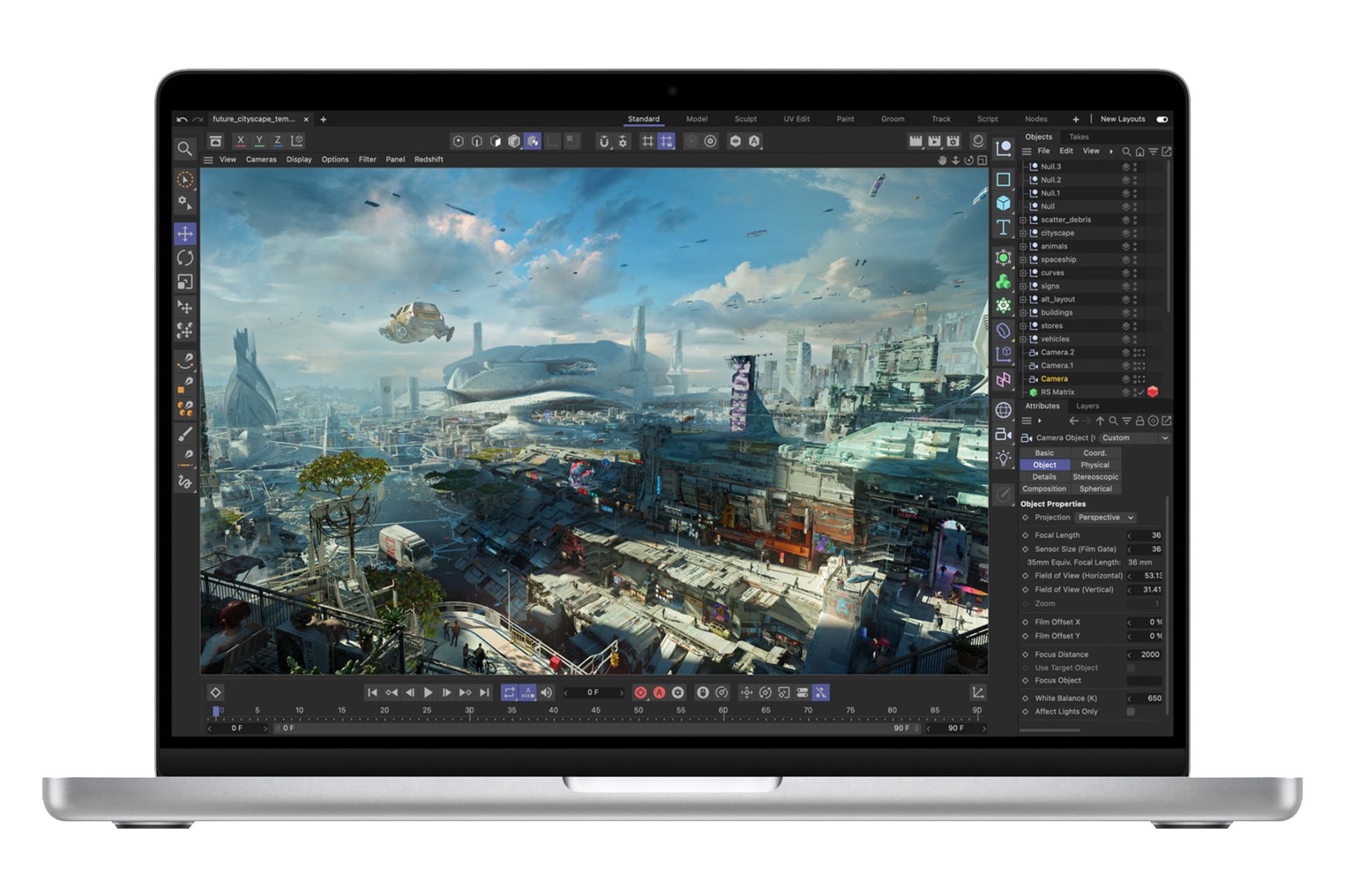 نمایشگر مک بوک پرو 14 اینچی 2021