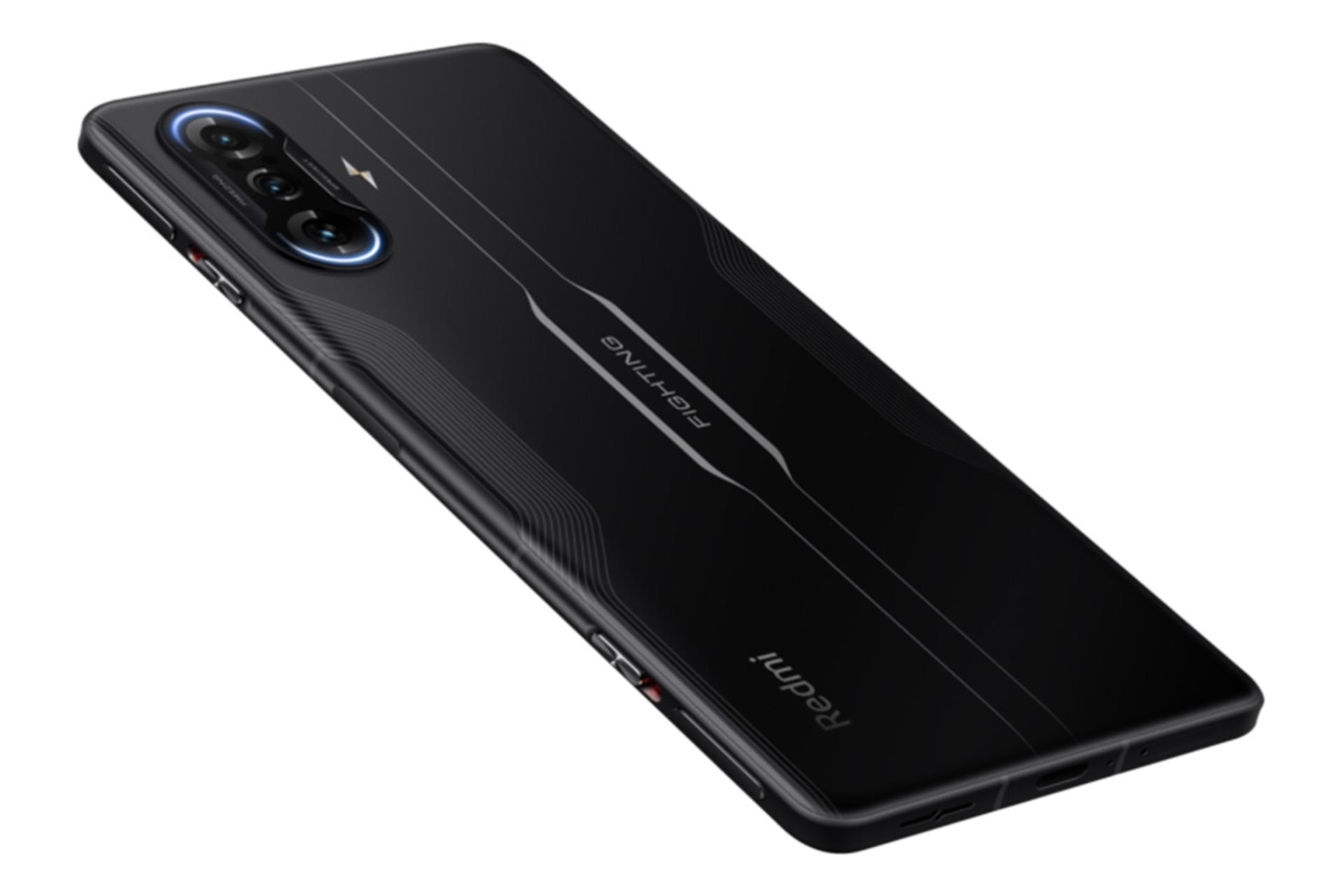 نمای پشت گوشی شیائومی ردمی K40 گیمینگ رنگ مشکی