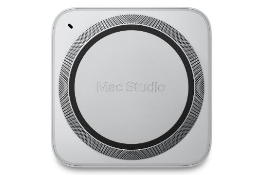 نمای روبرو مینی پی سی اپل مک استودیو / Apple Mac Studio