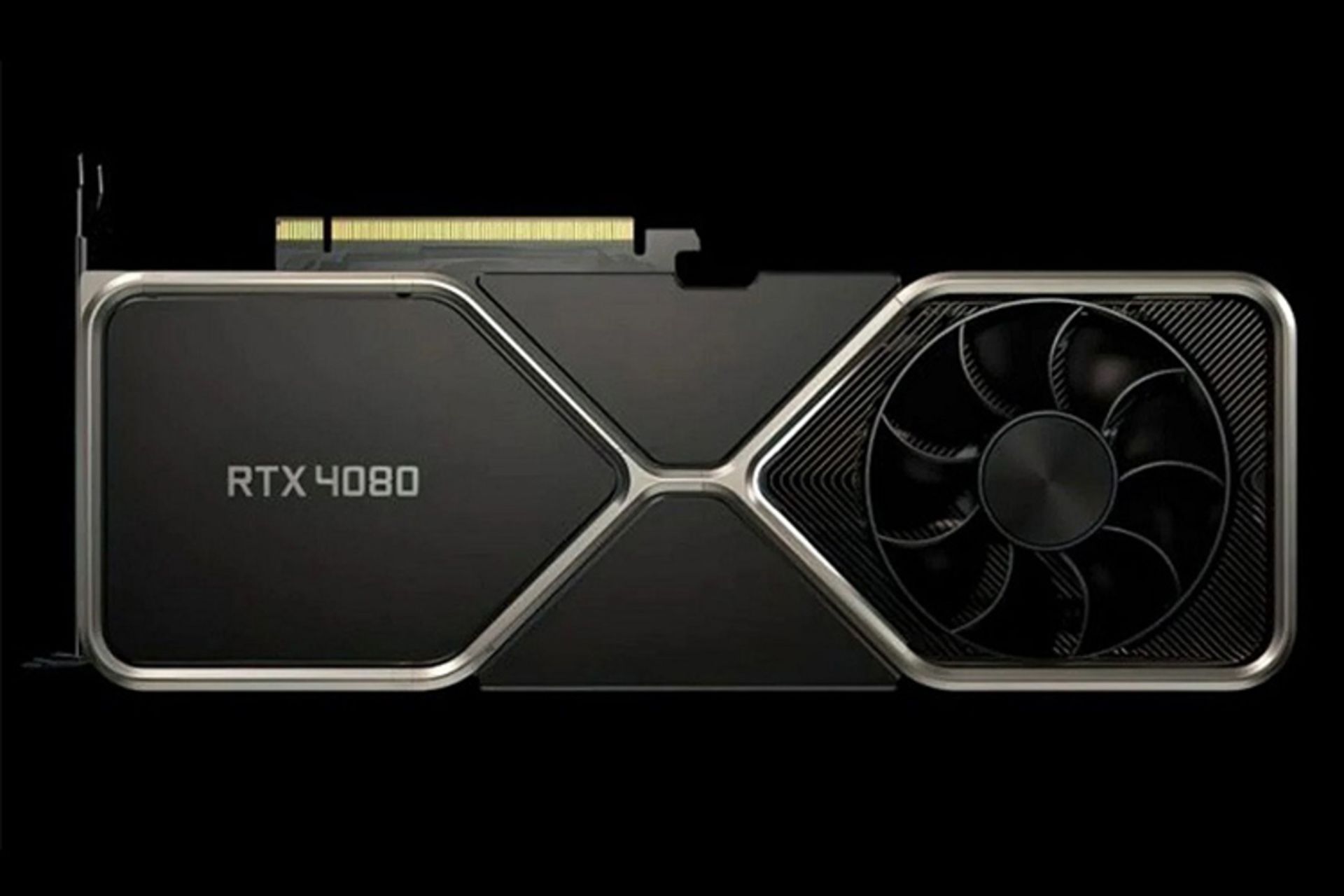 نمای جلو کارت گرافیک انویدیا جی فورس RTX 4080