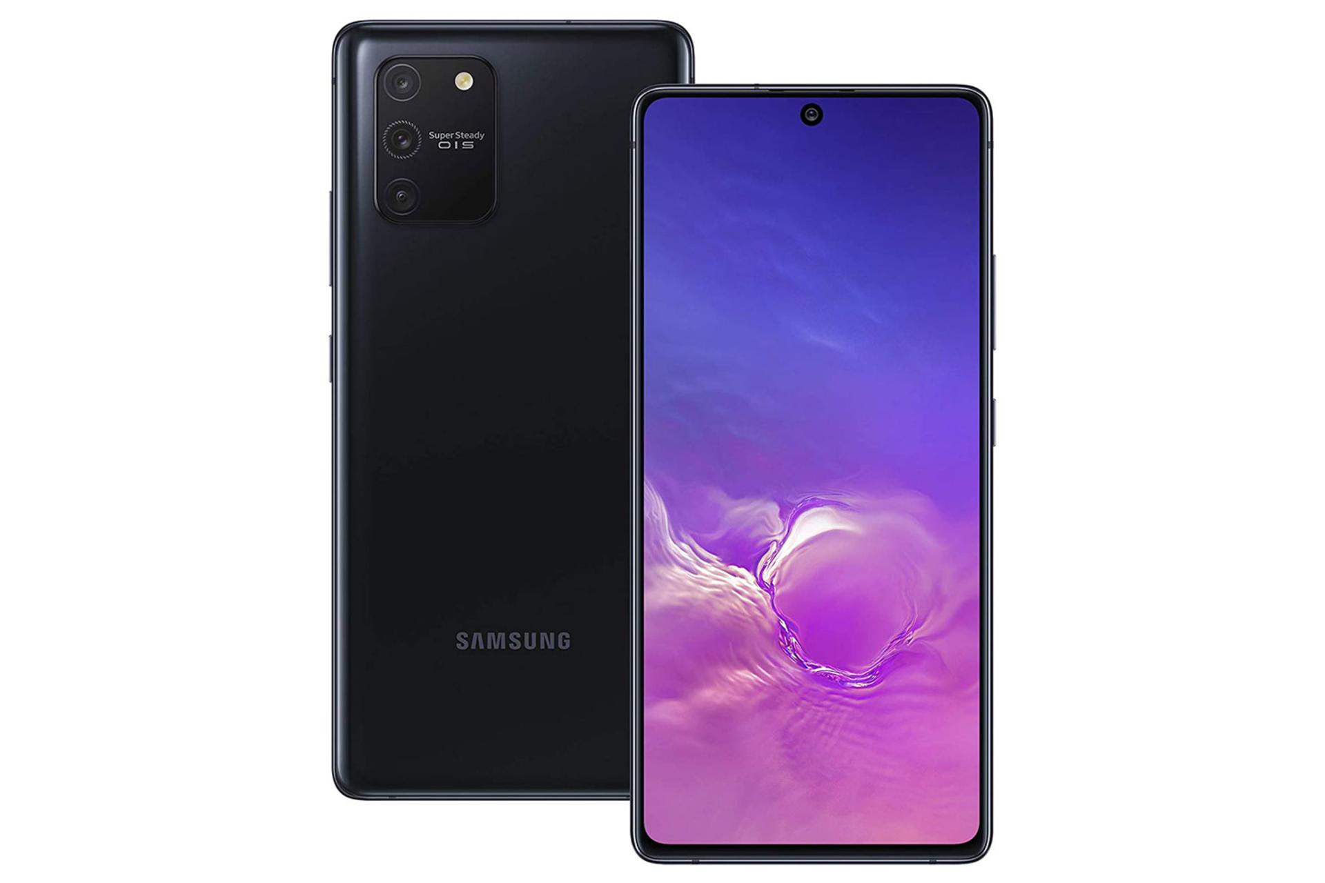 قاب پشتی مشکی و جلوی گوشی Samsung Galaxy S10 Lite