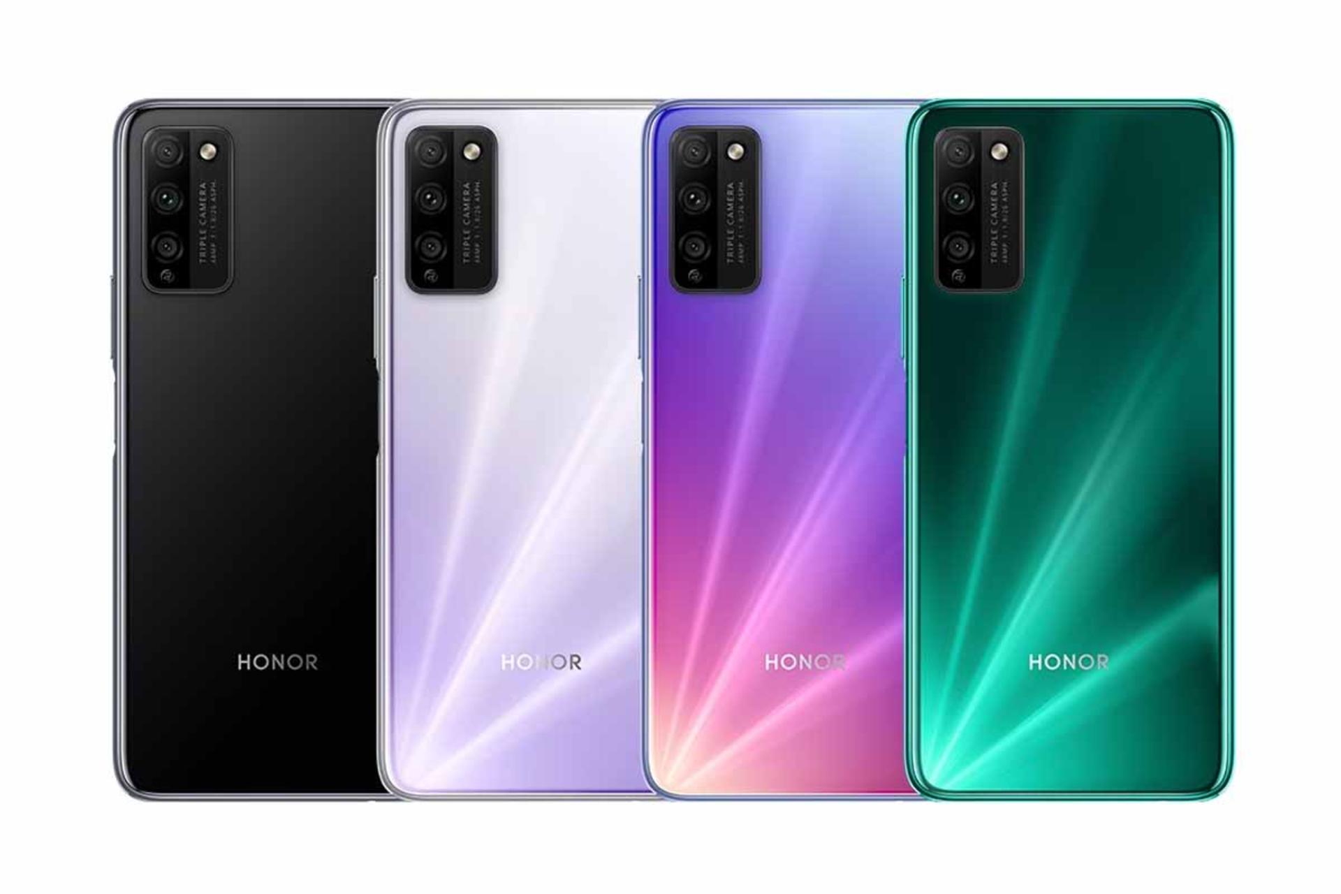 نمای طراحی پنل پشتی آنر 30 لایت یوث دررنگ های سبز صورتی سفید مشکی