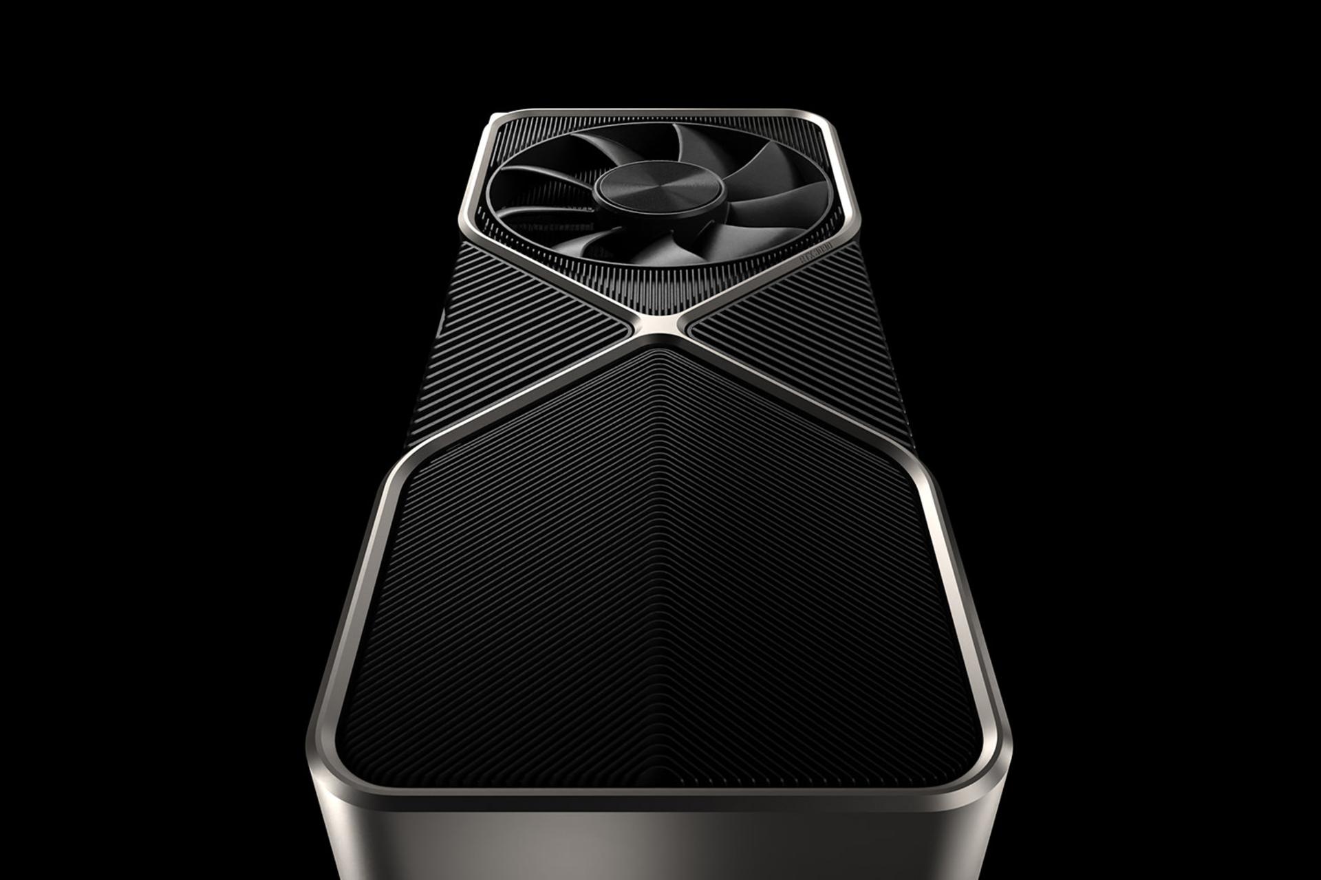 نمایش لبه‌ها و پشت کارت گرافیک RTX 3080 انودیا