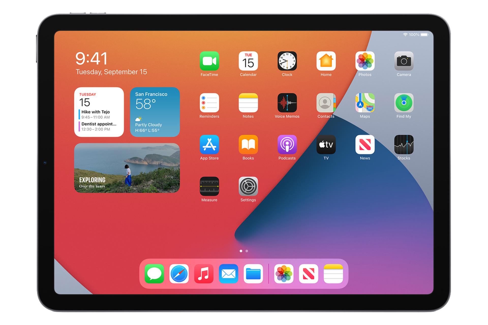نمای جلو آیپد ایر 2020 / iPad Air