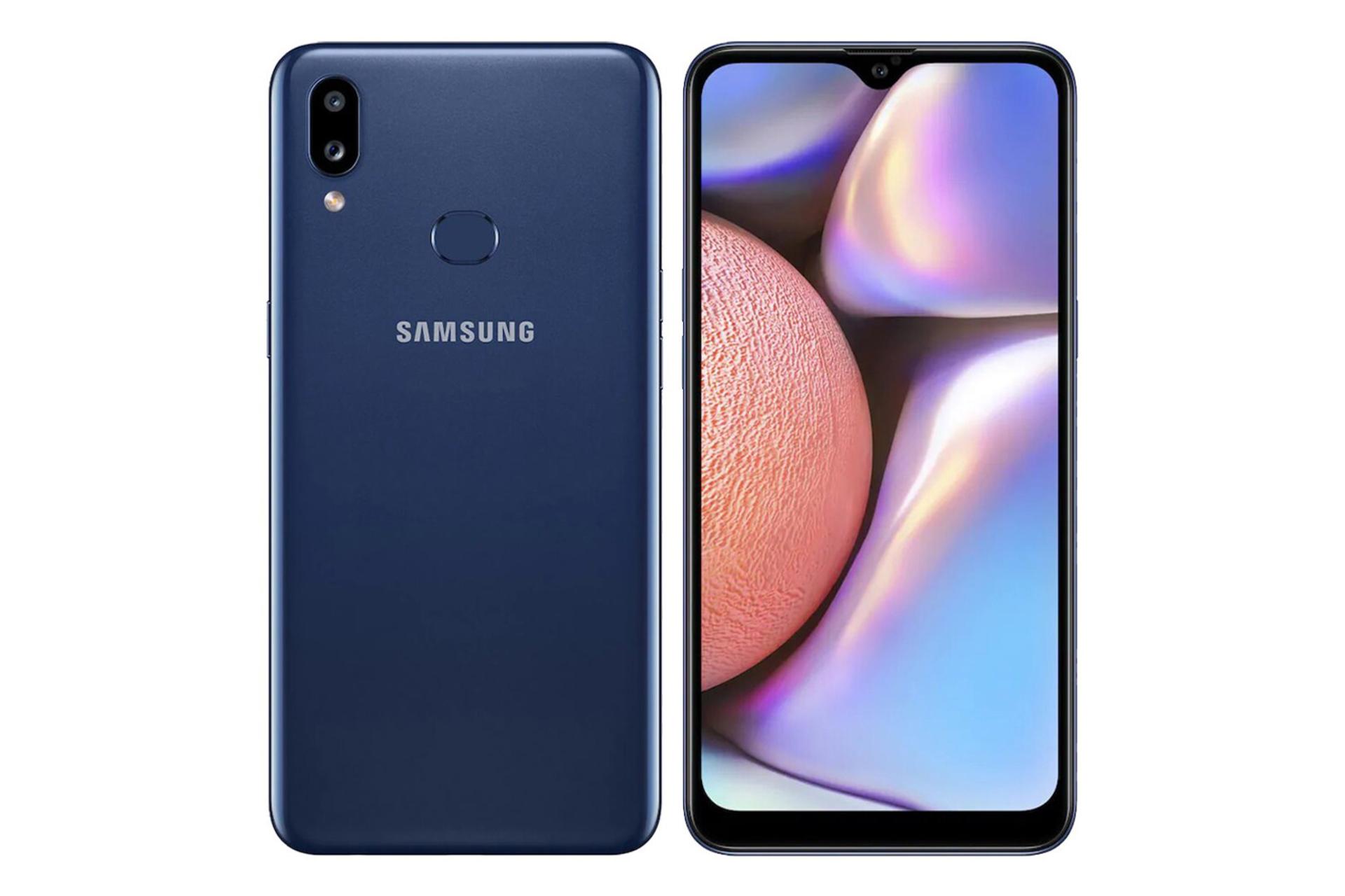 گوشی گلگسی A10s سامسونگ - نمای جلو و پشت / Samsung Galaxy A10s