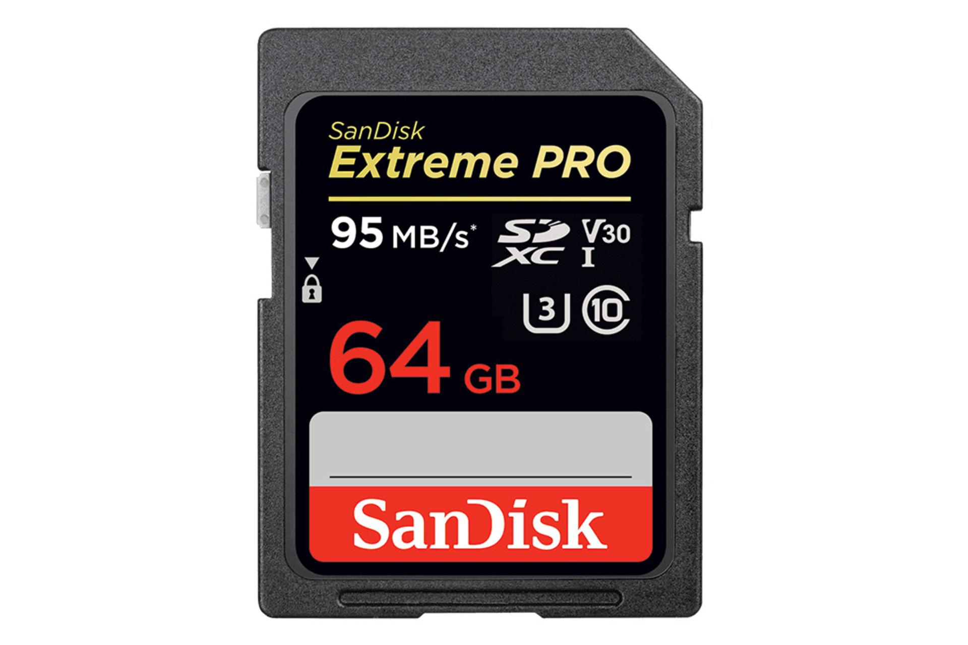 مرجع متخصصين ايران SanDisk Extreme Pro V30 SDHC Class 10 UHS-I U3 64GB