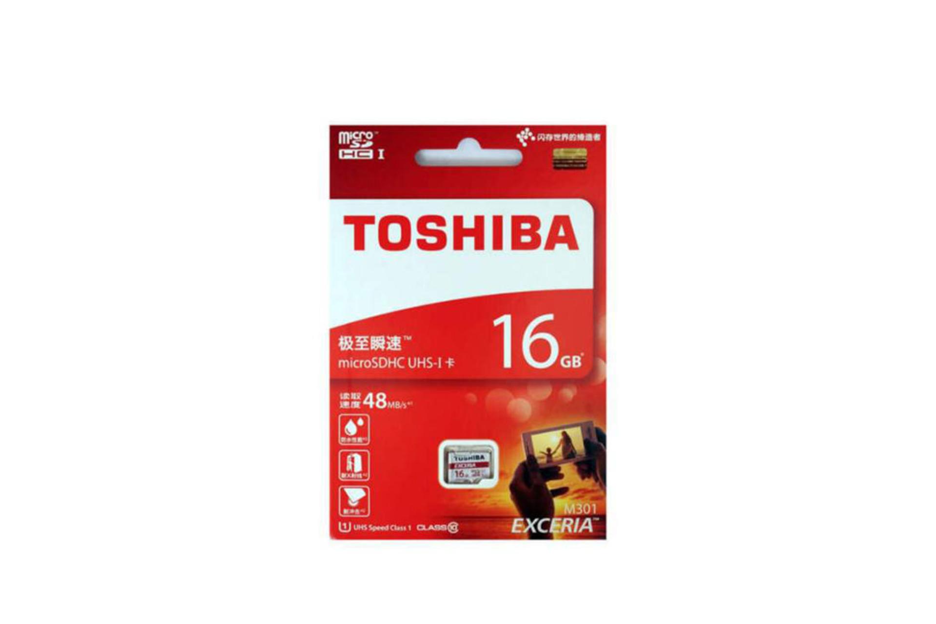 Toshiba M301 microSDHC Class 10 UHS-I U1 16GB