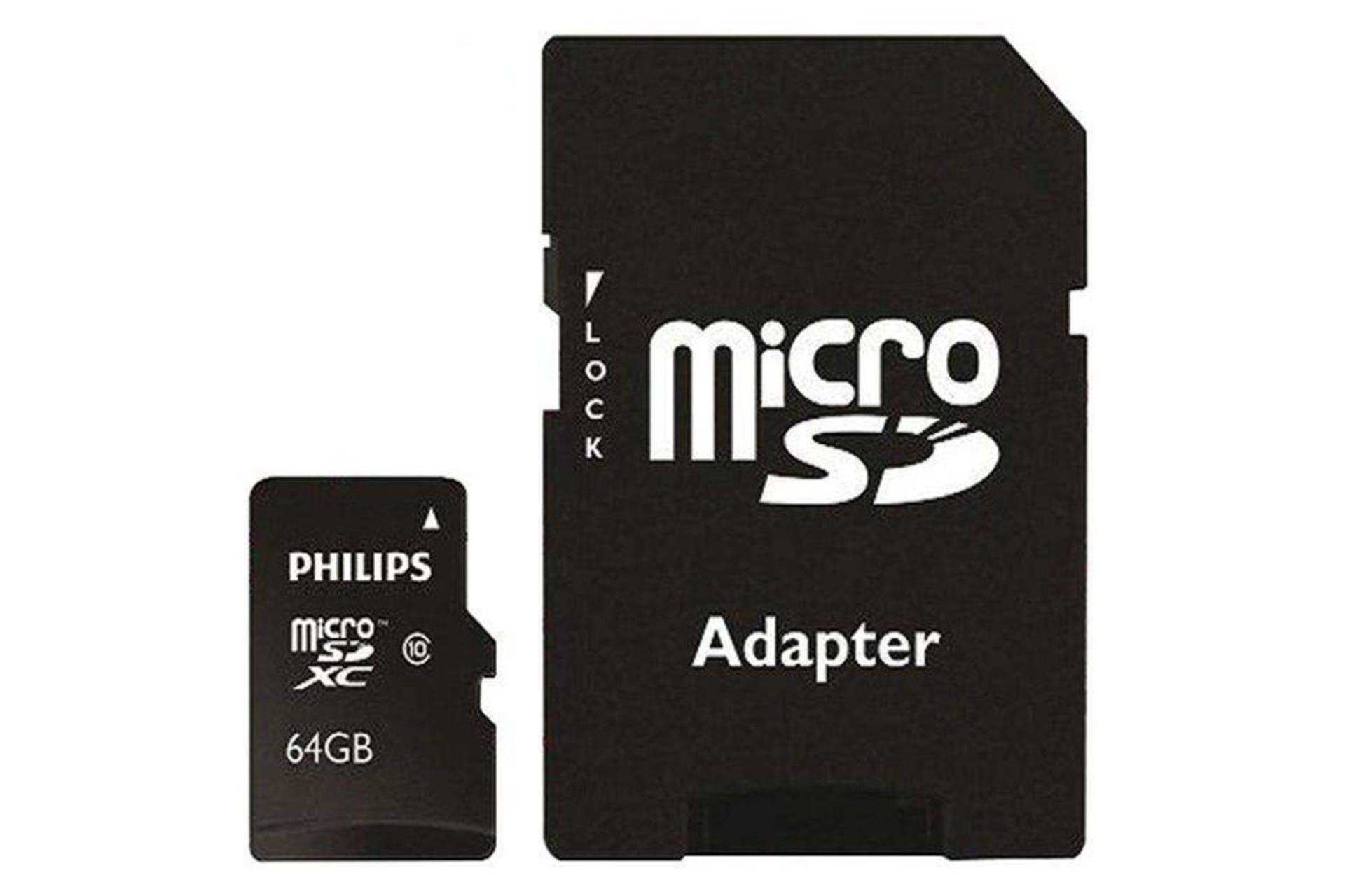 فیلیپس microSDHC با ظرفیت 64 گیگابایت مدل 45B کلاس 10