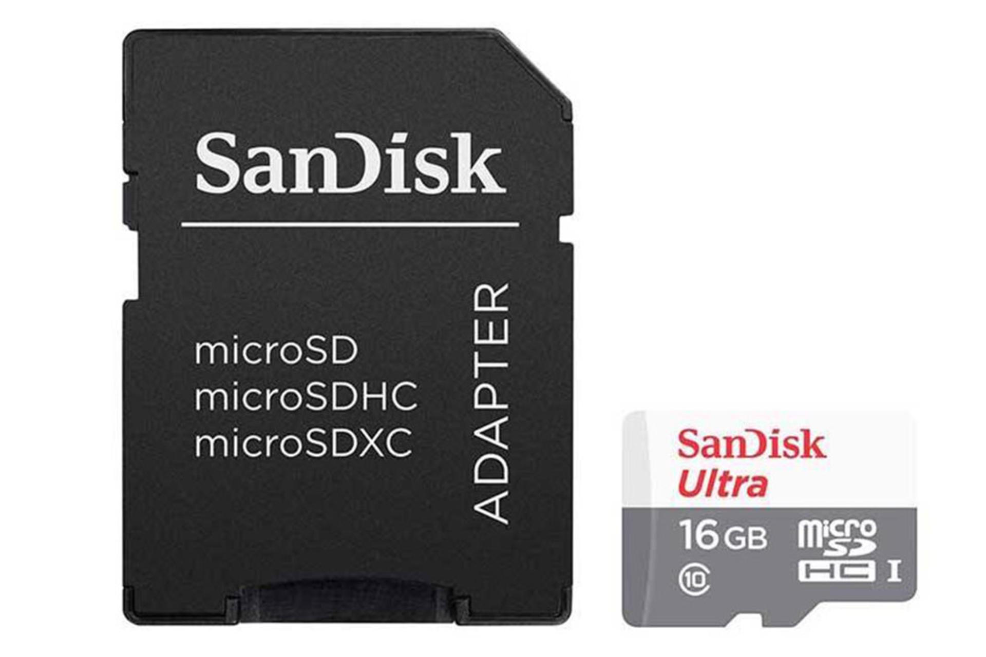مرجع متخصصين ايران SanDisk Ultra SDHC Class 10 UHS-I U1 16GB