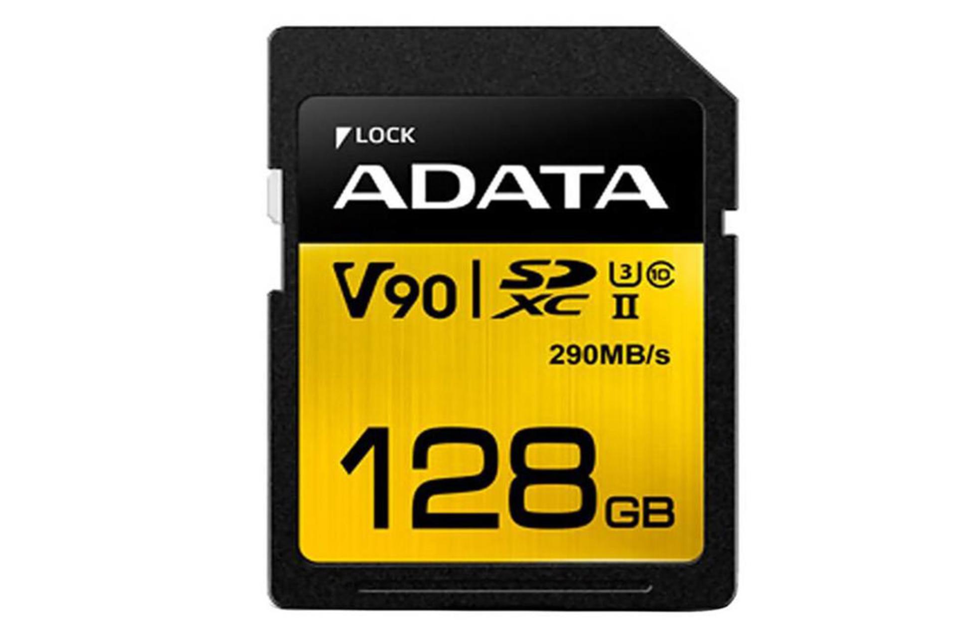 مرجع متخصصين ايران ADATA Premier One V90 SDXC Class 10 UHS-II U3 128GB
