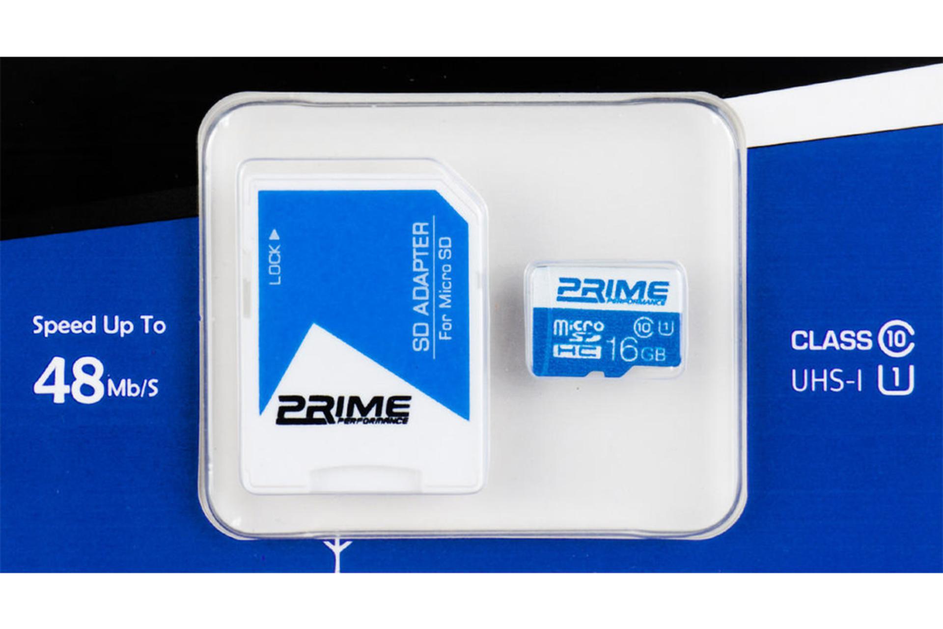 Prime microSDHC Class 10 UHS-I U1 16GB