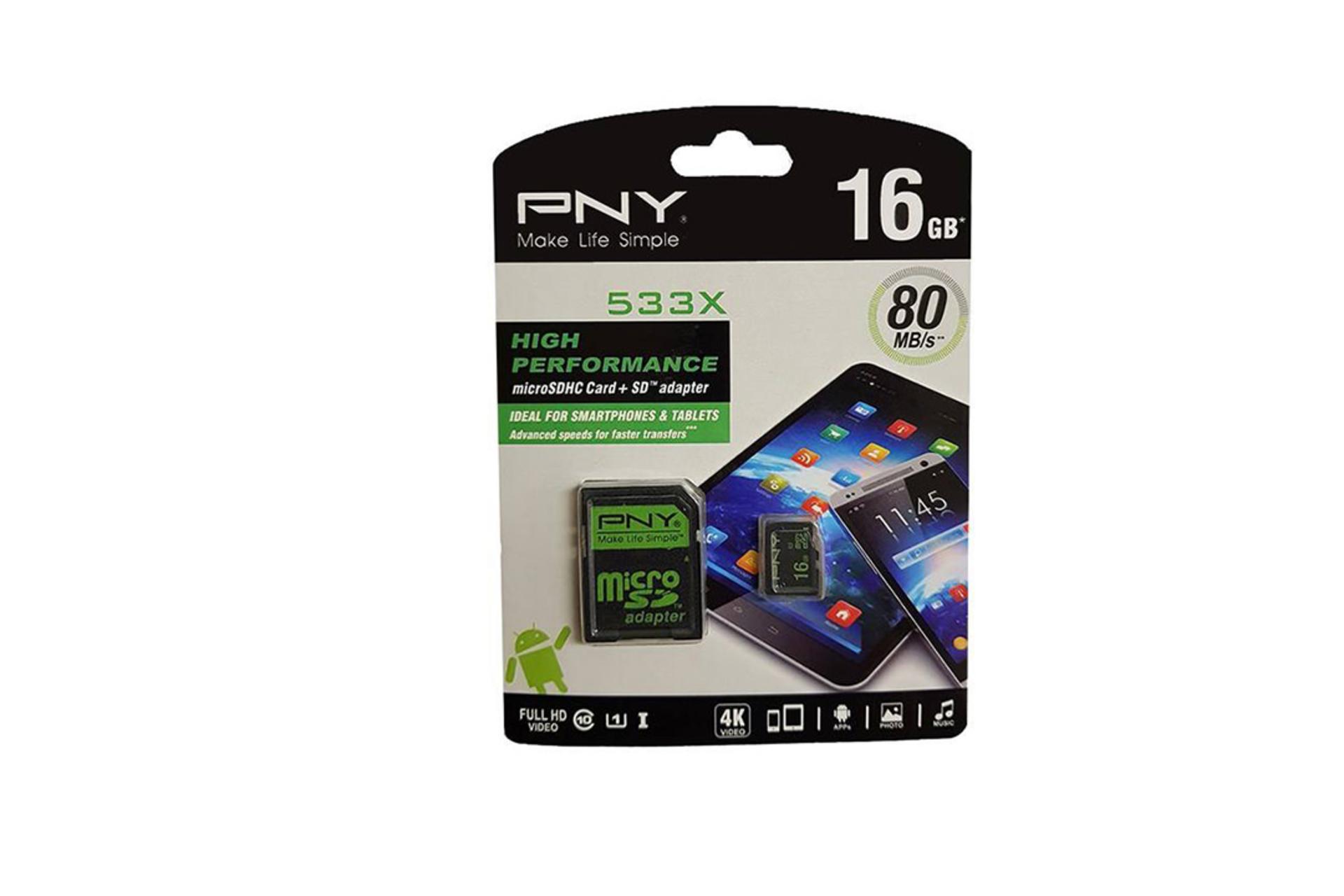 PNY U1 microSDHC Class 10 UHS-I U1 16GB