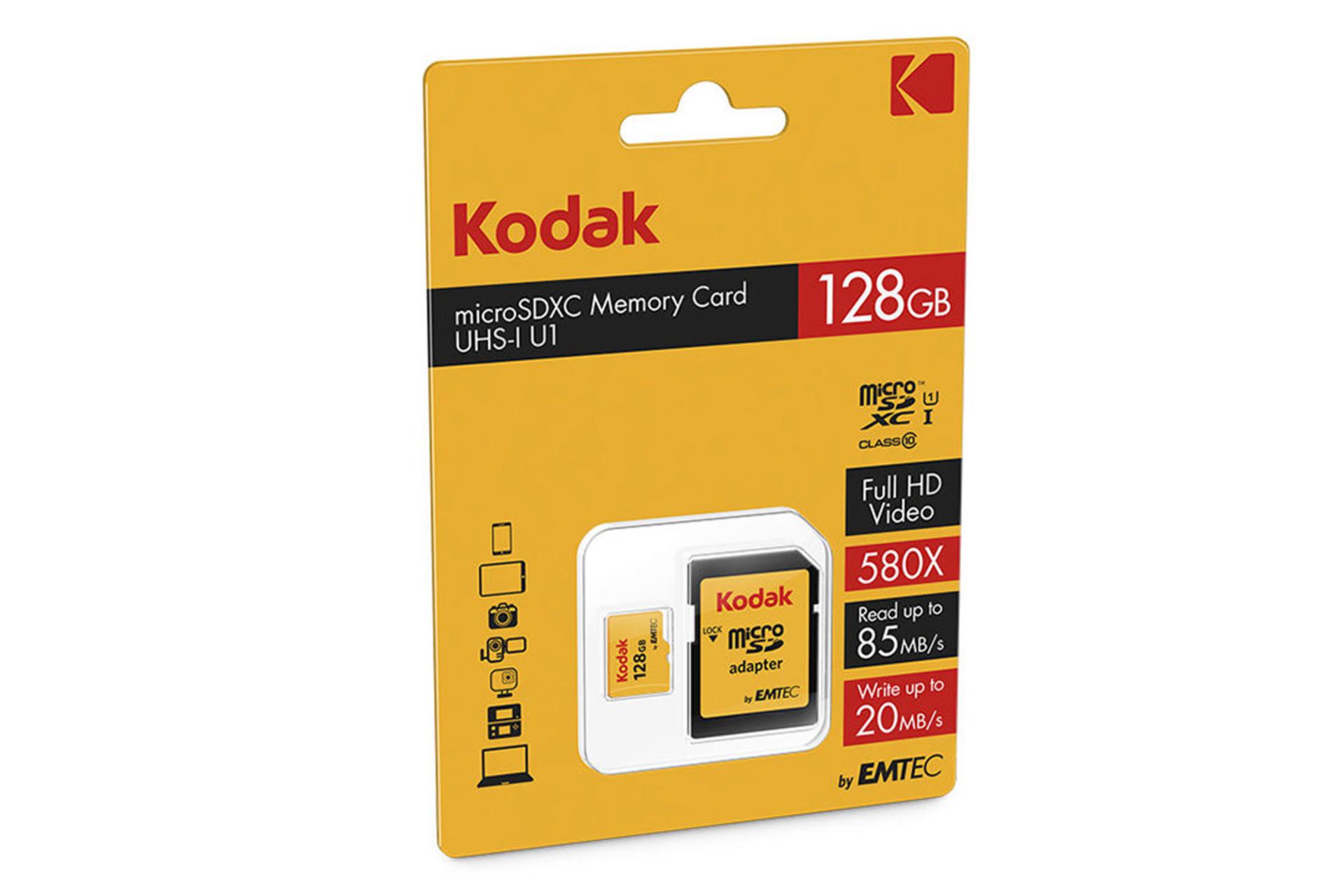 Kodak UHS-I U1 microSDXC Class 10 UHS-U1 128GB