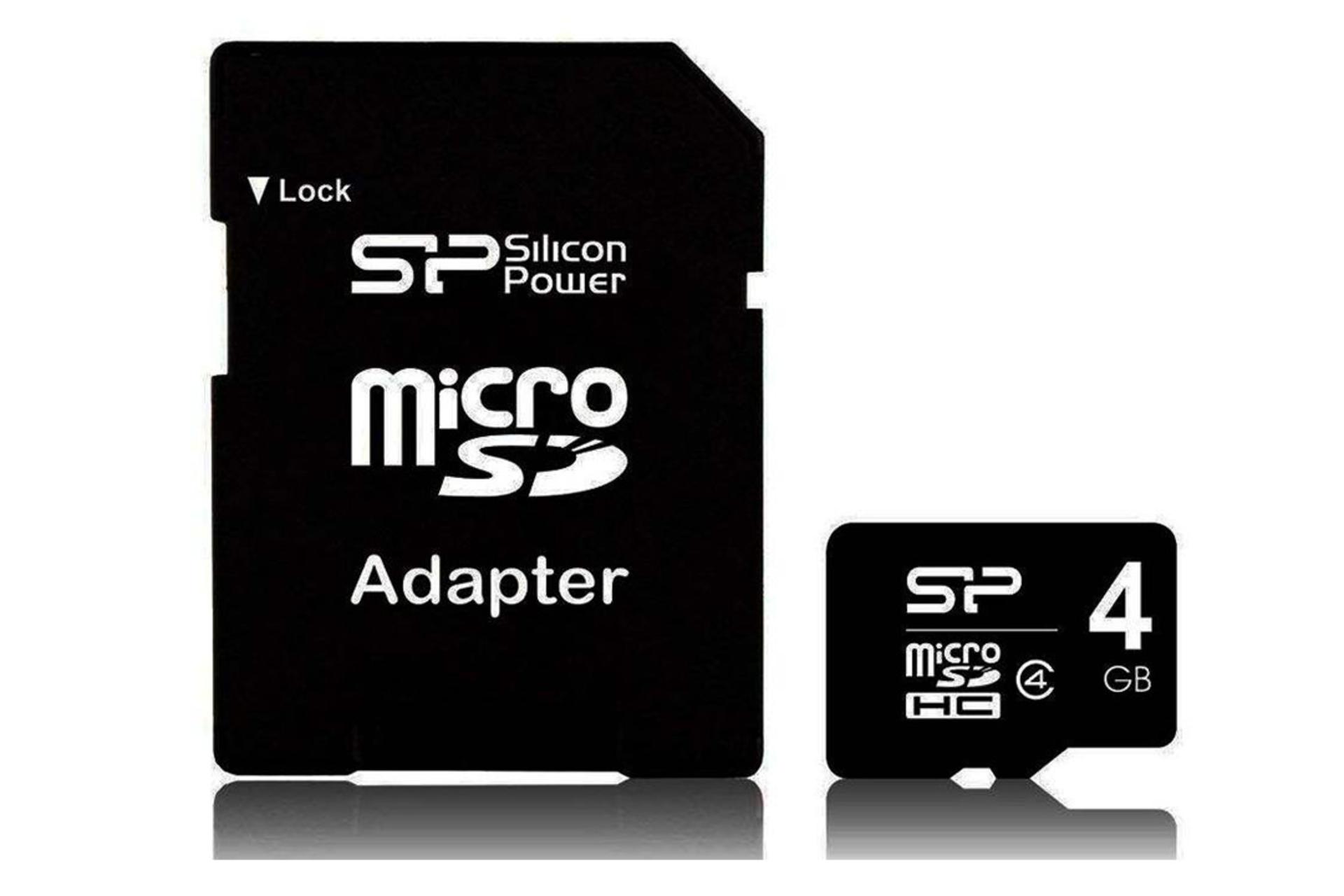 مرجع متخصصين ايران Silicon Power Elite microSDHC Class 4 4GB